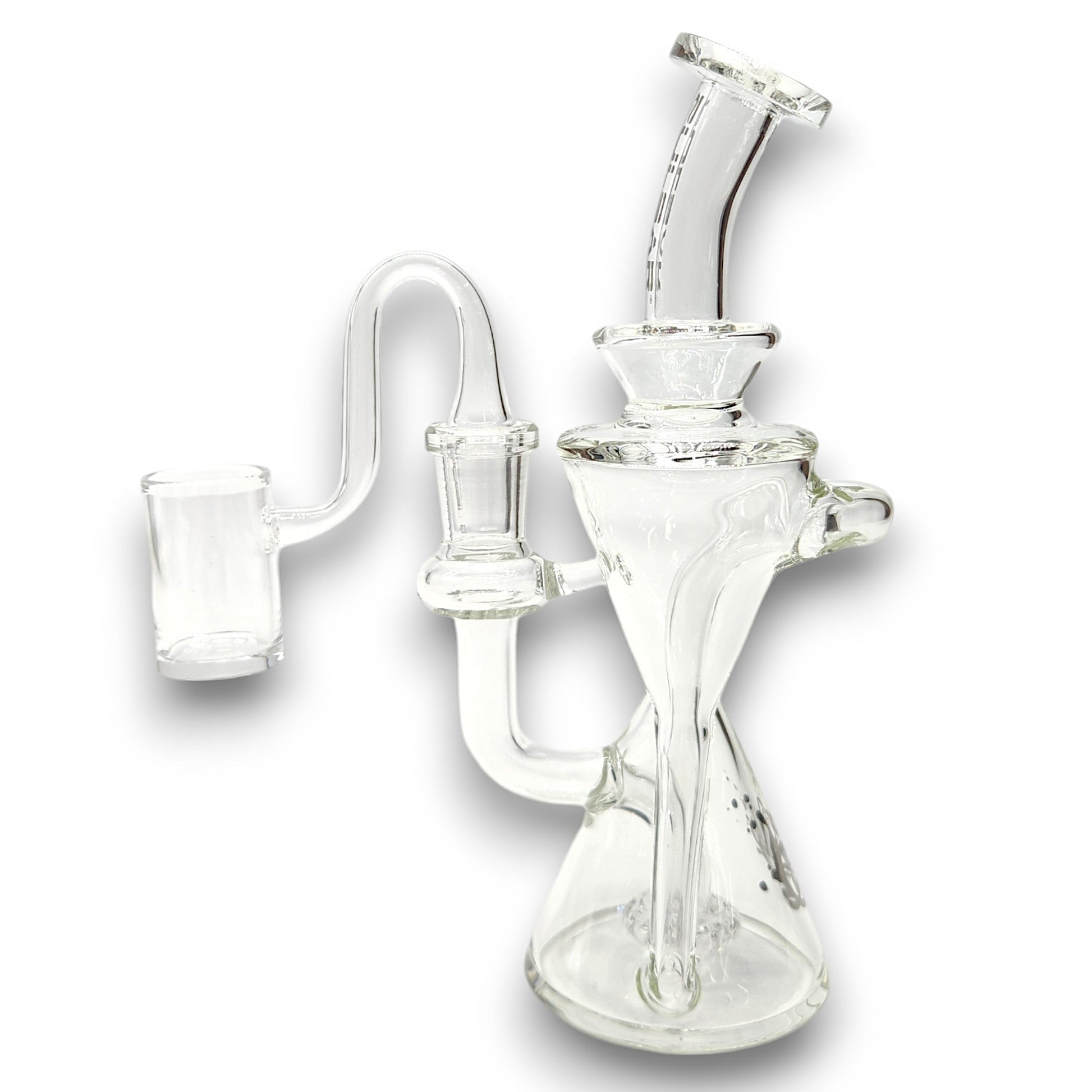 7.5" Pulsar Opposed Cones Circ Perc Vortex Recycler Dab Rig Bong