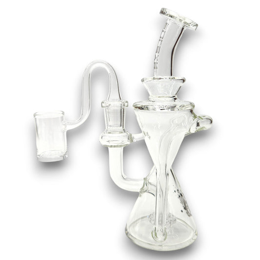 7.5" Pulsar Opposed Cones Circ Perc Vortex Recycler Dab Rig Bong