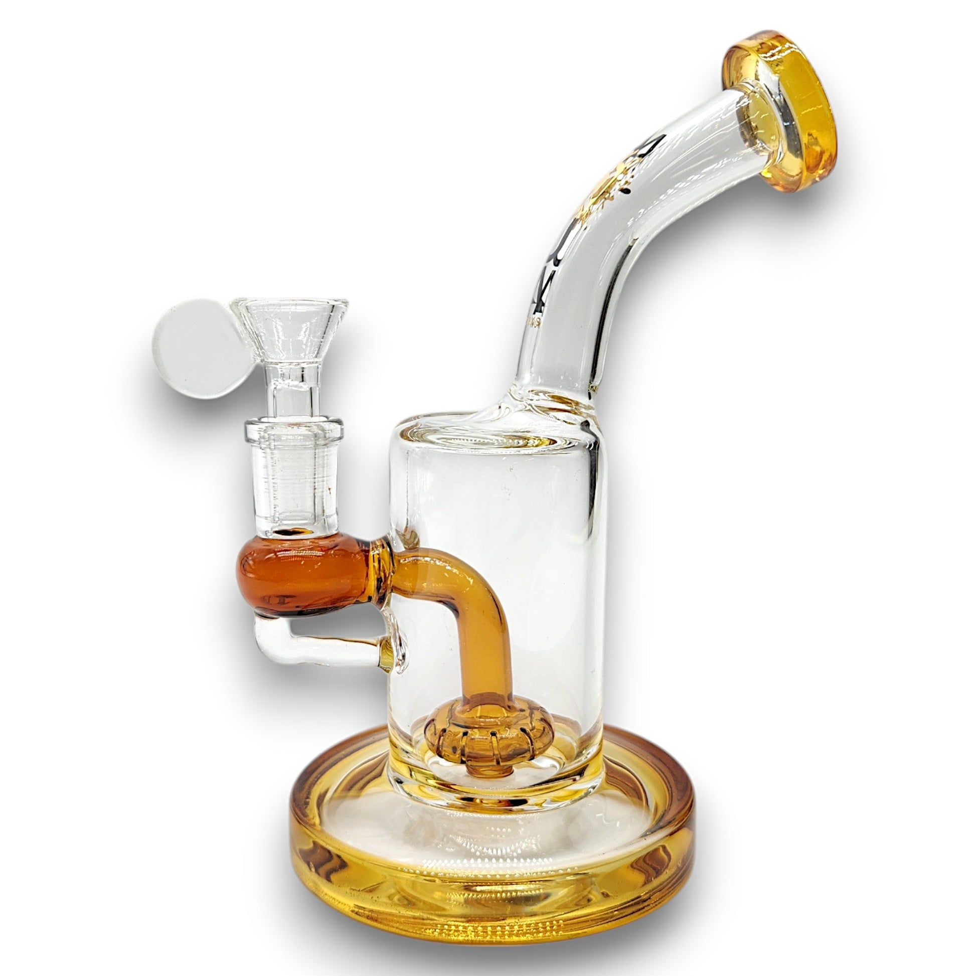 8" Aqua Works Barrel Shape Circ Perc Bong