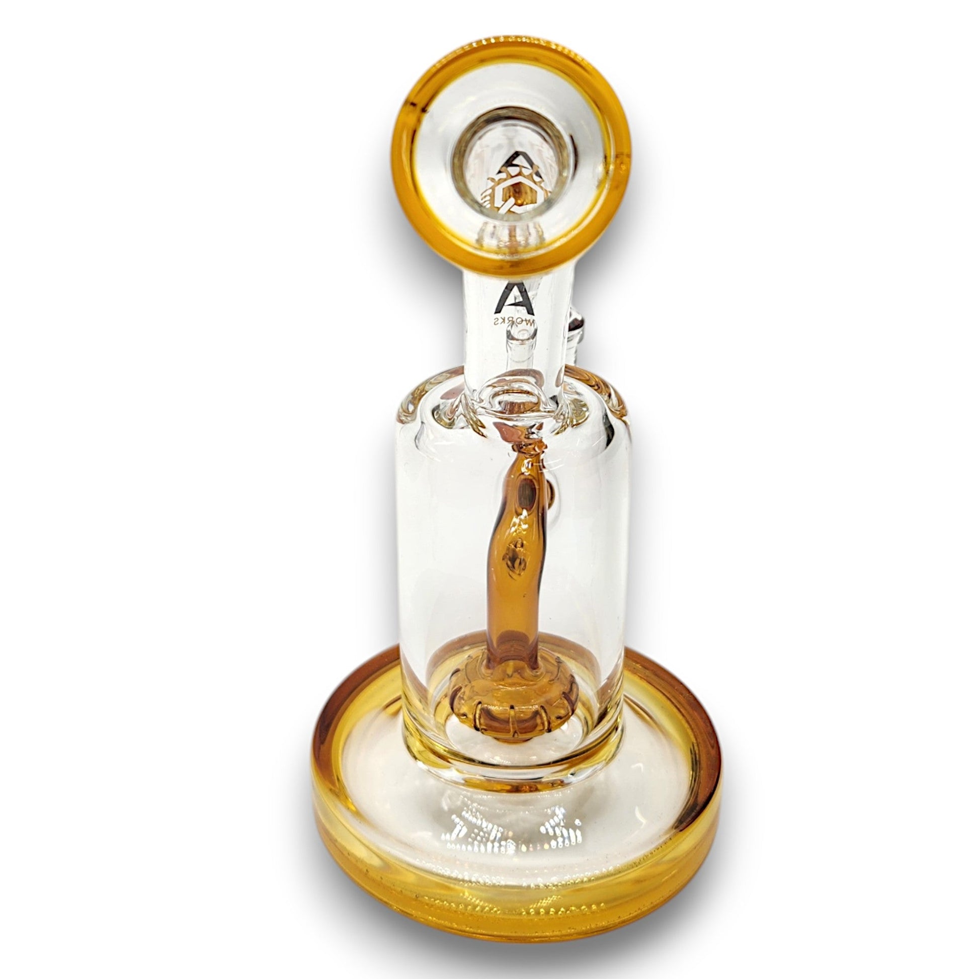 8" Aqua Works Barrel Shape Circ Perc Bong