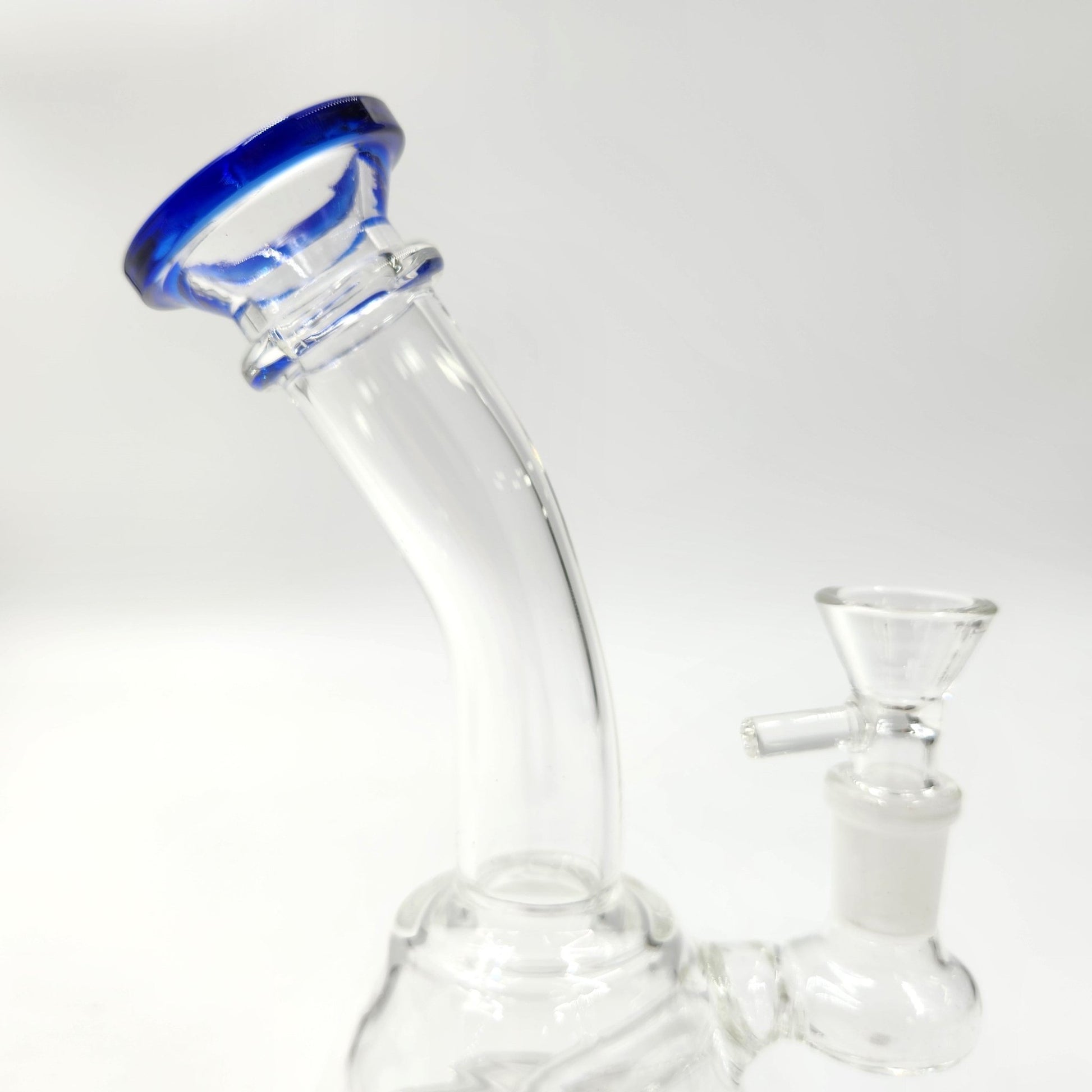 8" Bent Neck Dome Base Beaker Bong