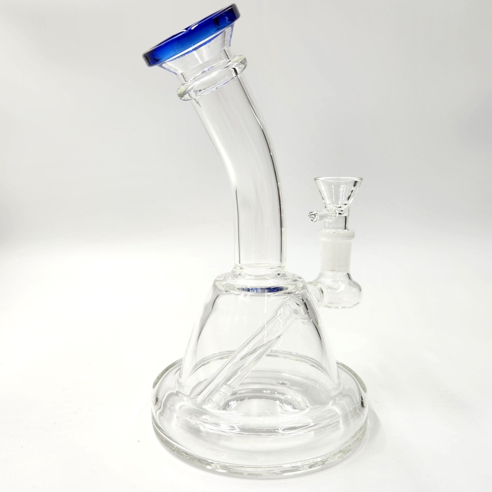 8" Bent Neck Dome Base Beaker Bong