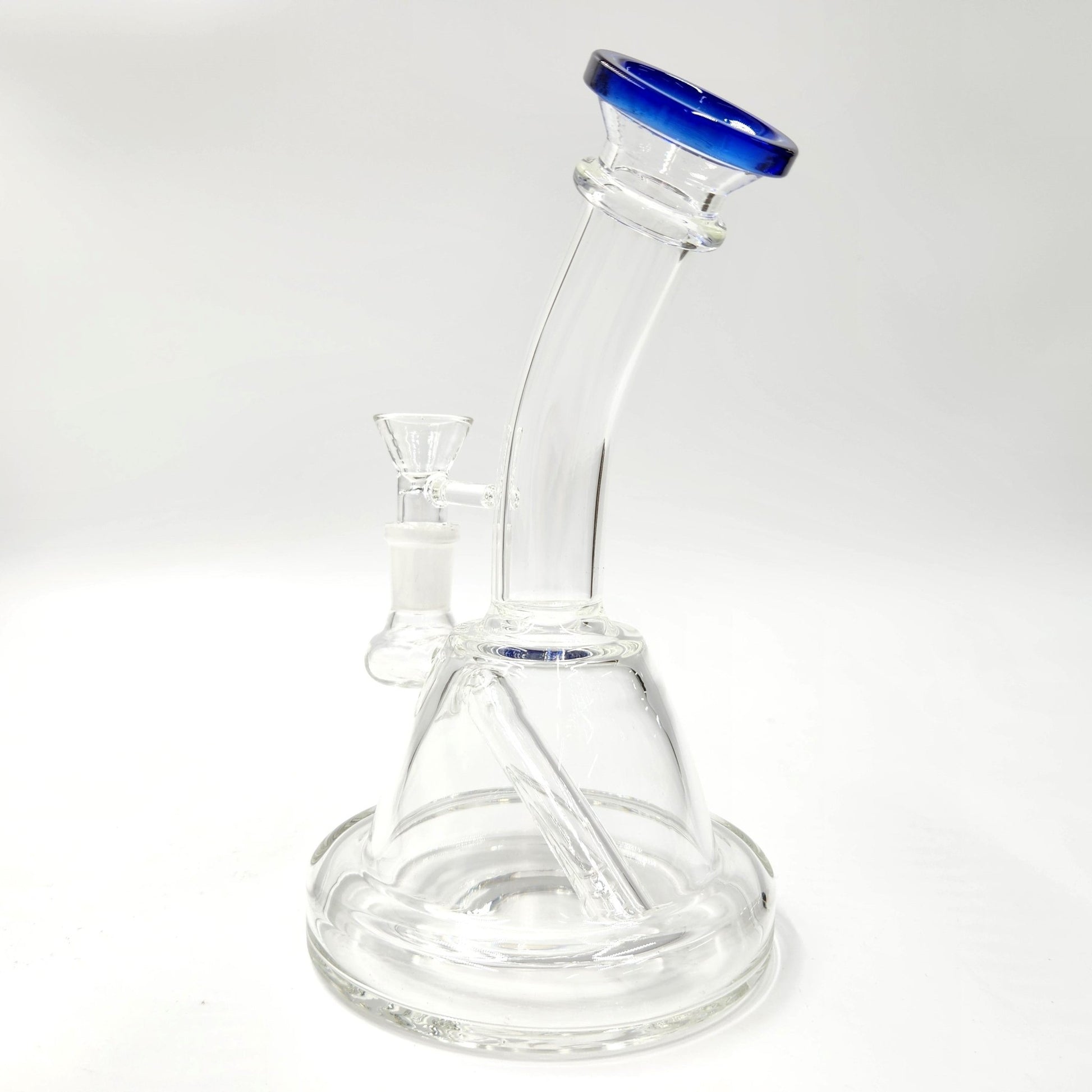 8" Bent Neck Dome Base Beaker Bong