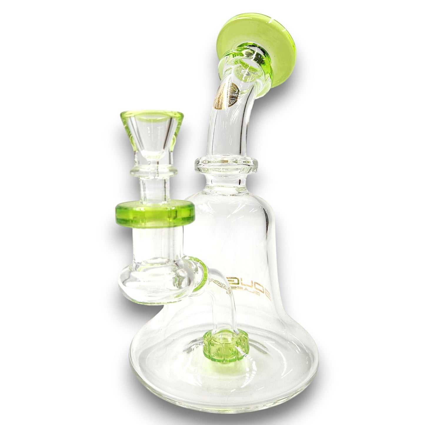 8" Bougie Bell Shape Circ Perc Bong