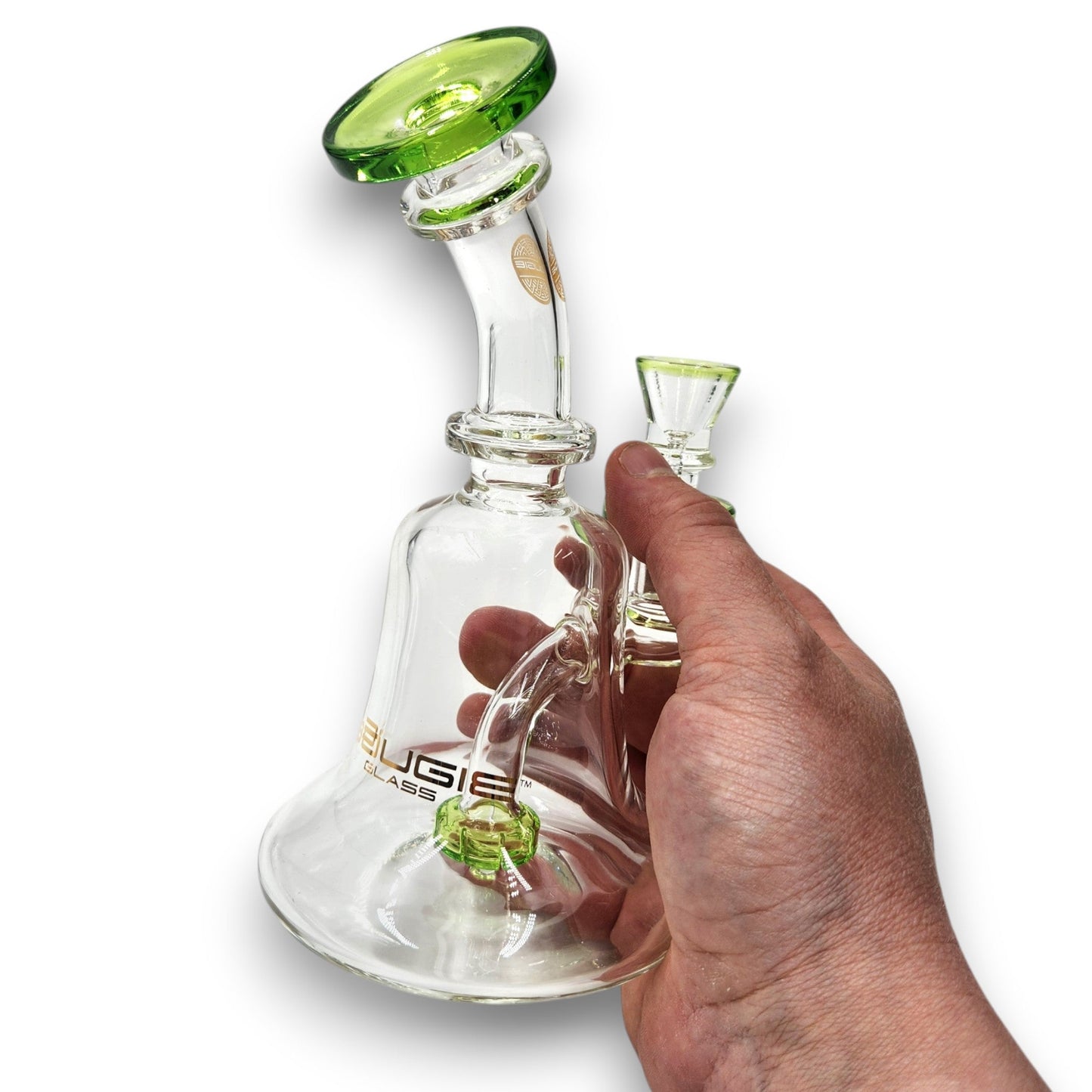 8" Bougie Bell Shape Circ Perc Bong