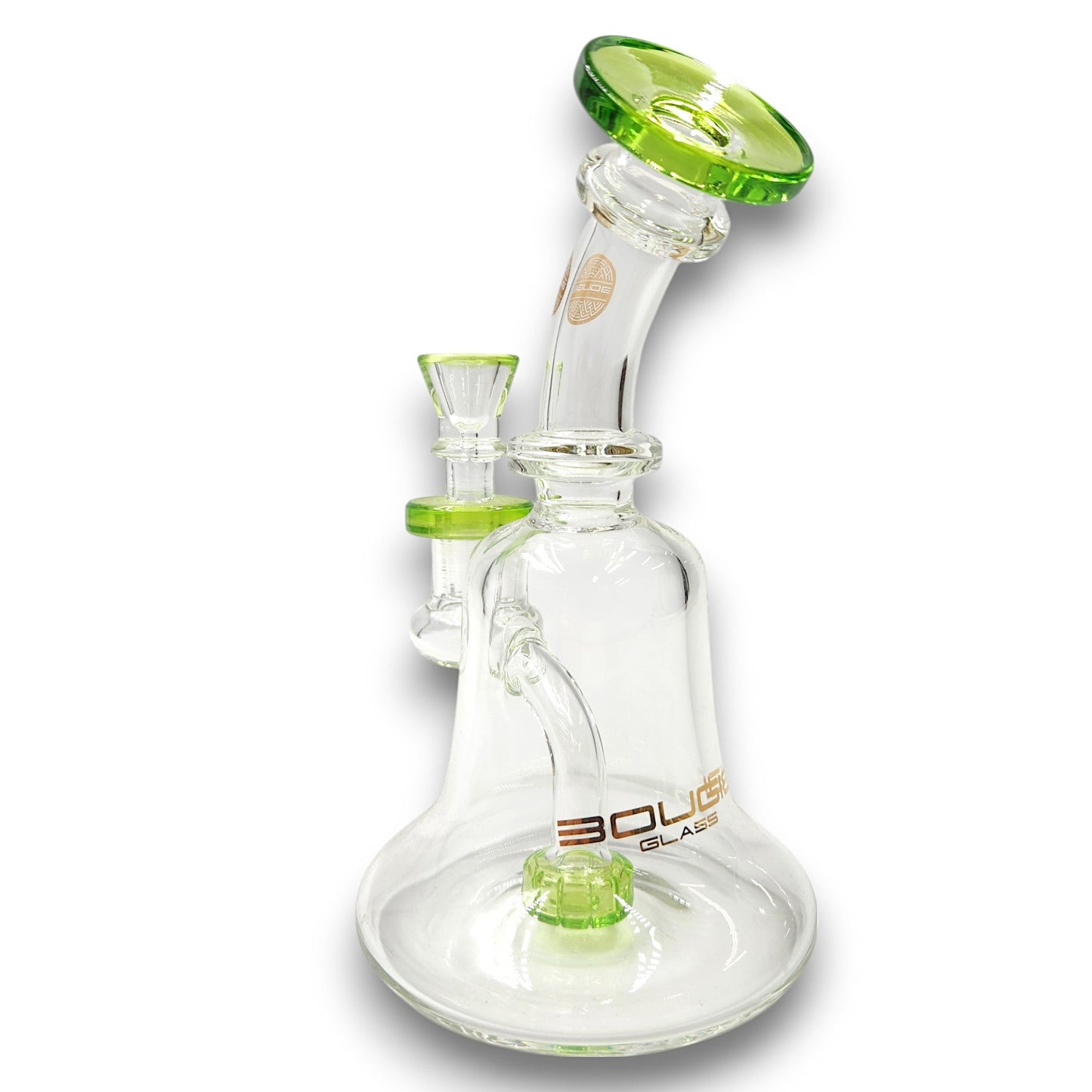 8" Bougie Bell Shape Circ Perc Bong