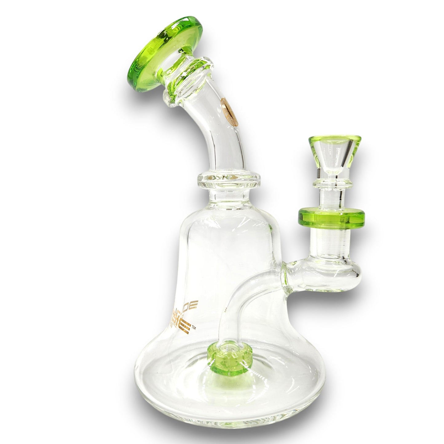 8" Bougie Bell Shape Circ Perc Bong