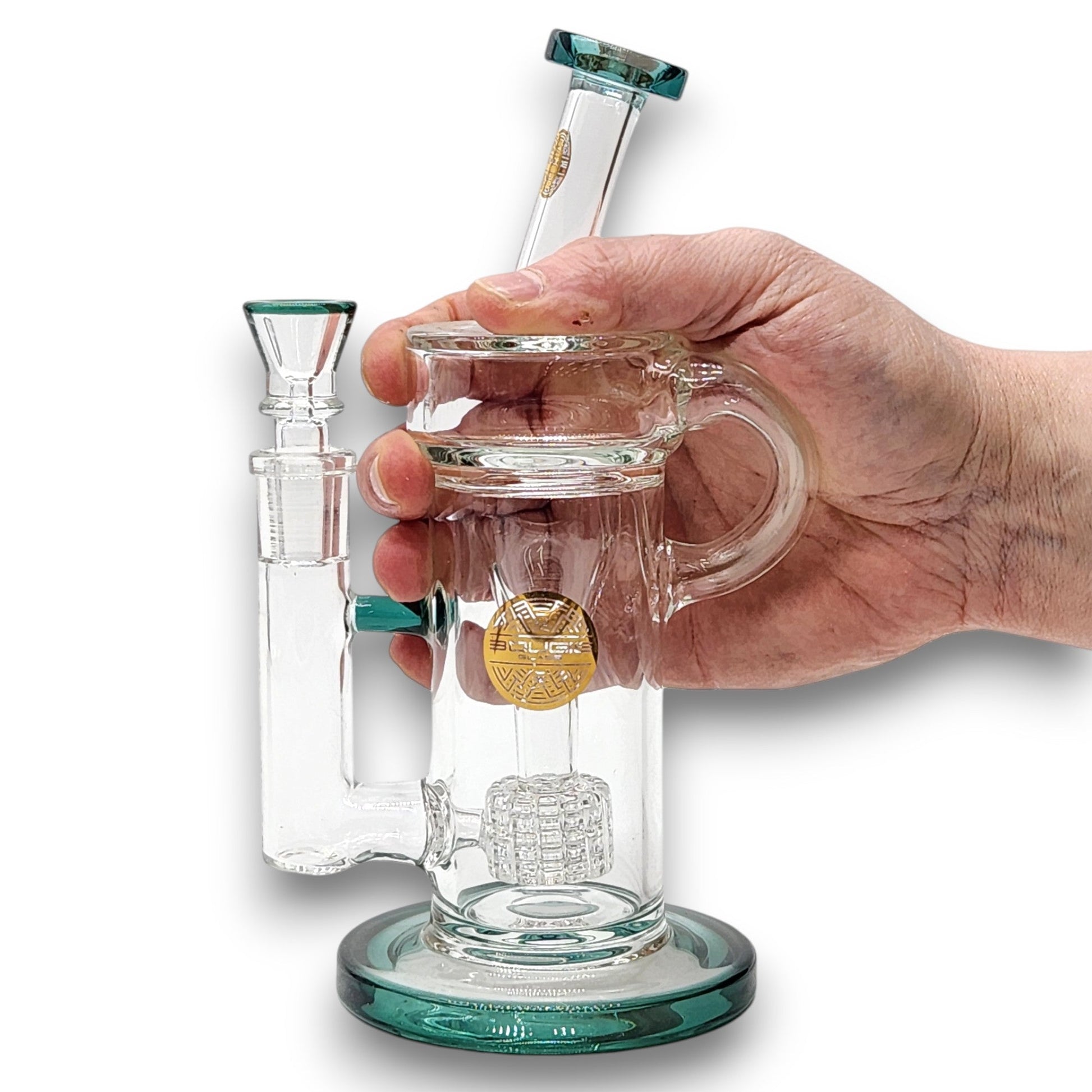 8" Bougie Matrix Percolator Recycler Bong