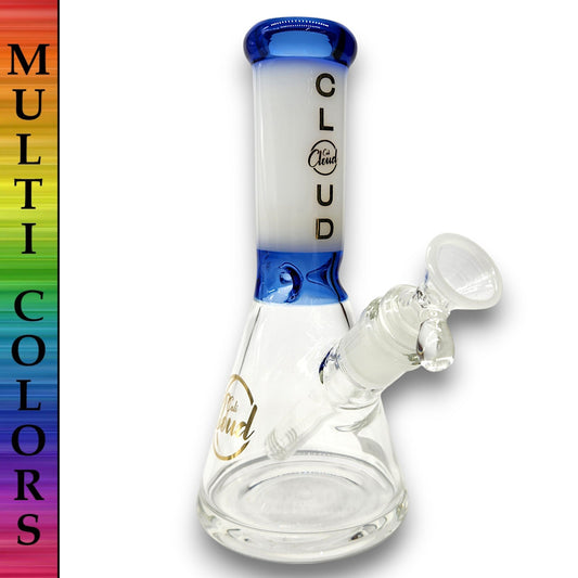 8" Cali CloudX Colored Beaker Bong