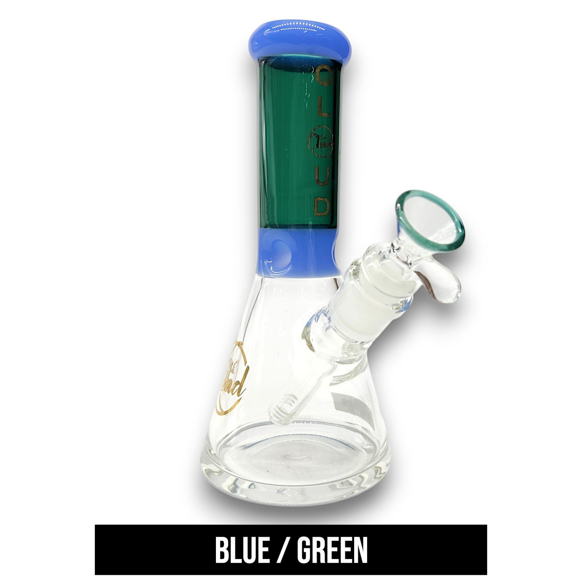 8" Cali CloudX Colored Beaker Bong