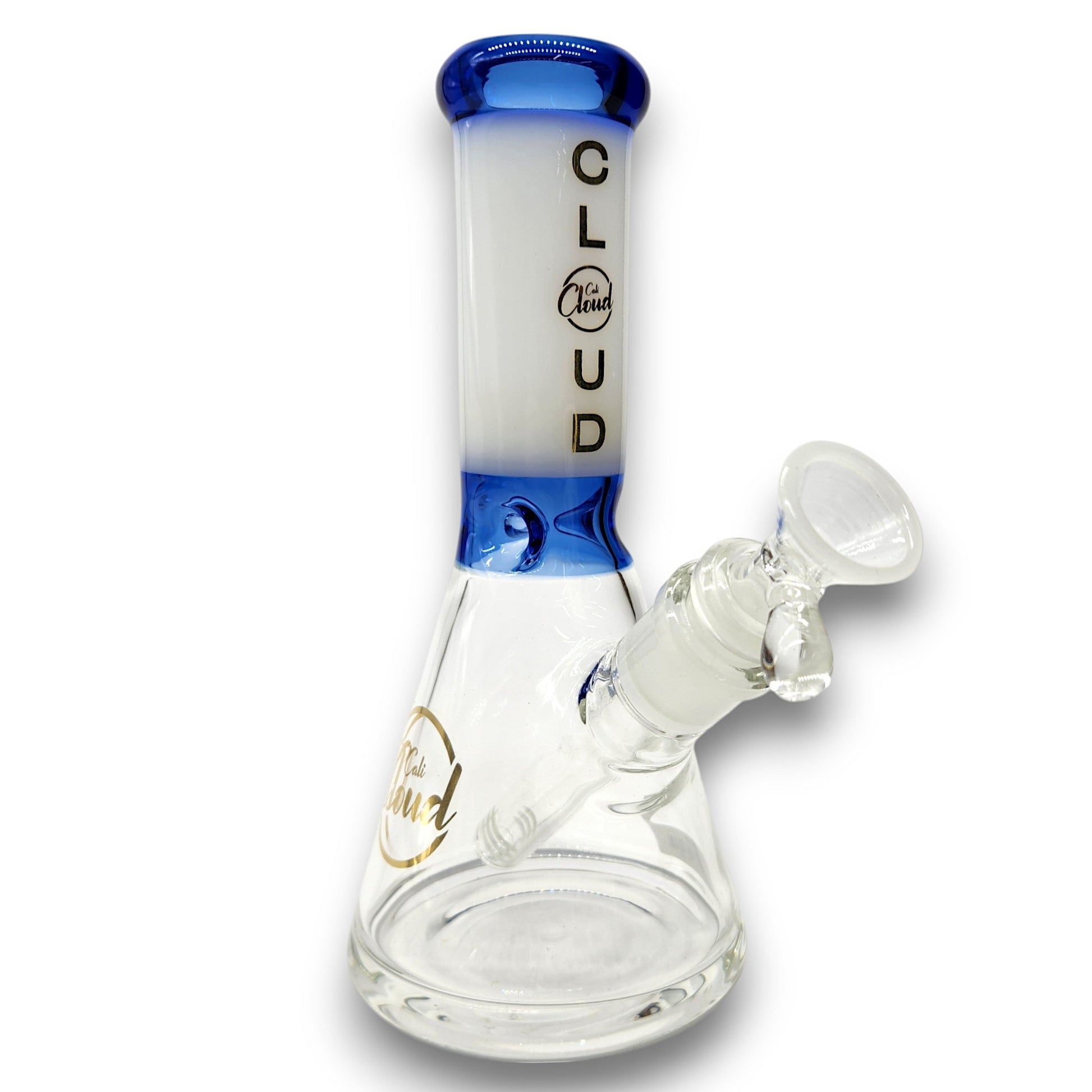 8" Cali CloudX Colored Beaker Bong