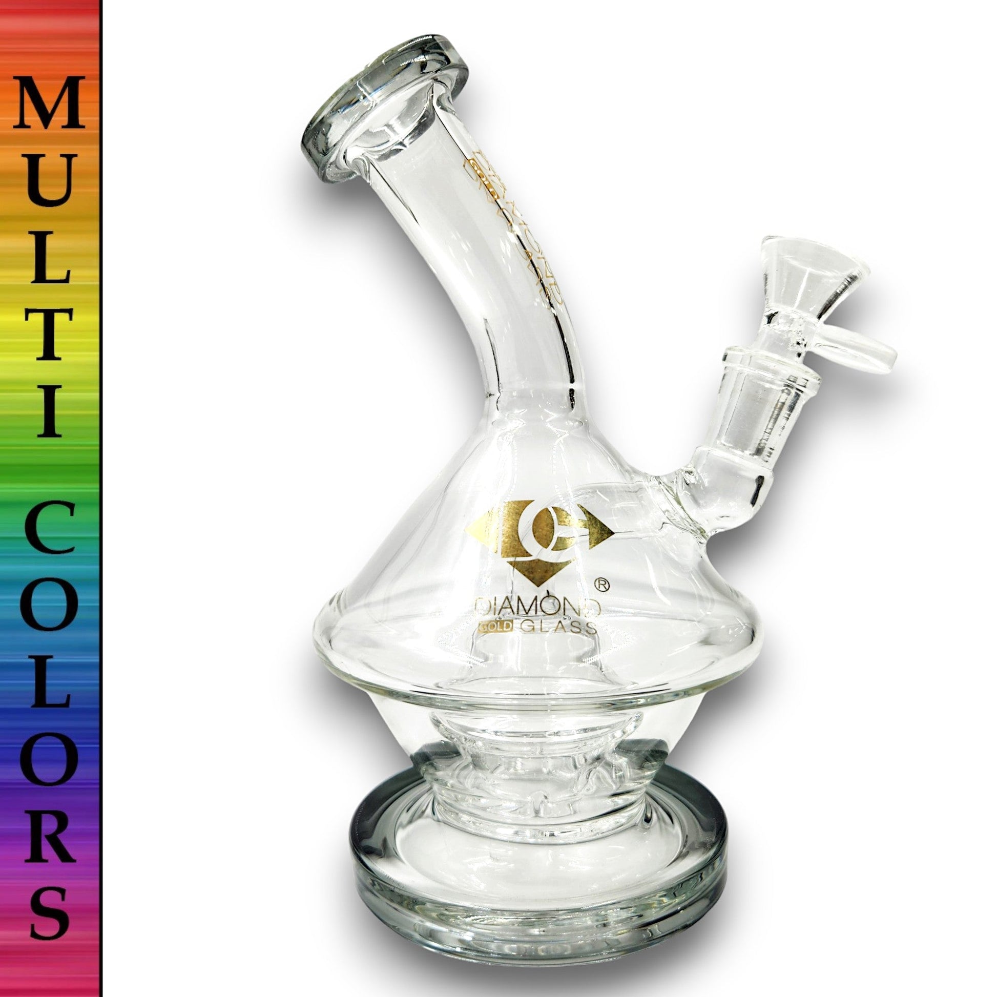 8" Diamond Dome Perc Bong