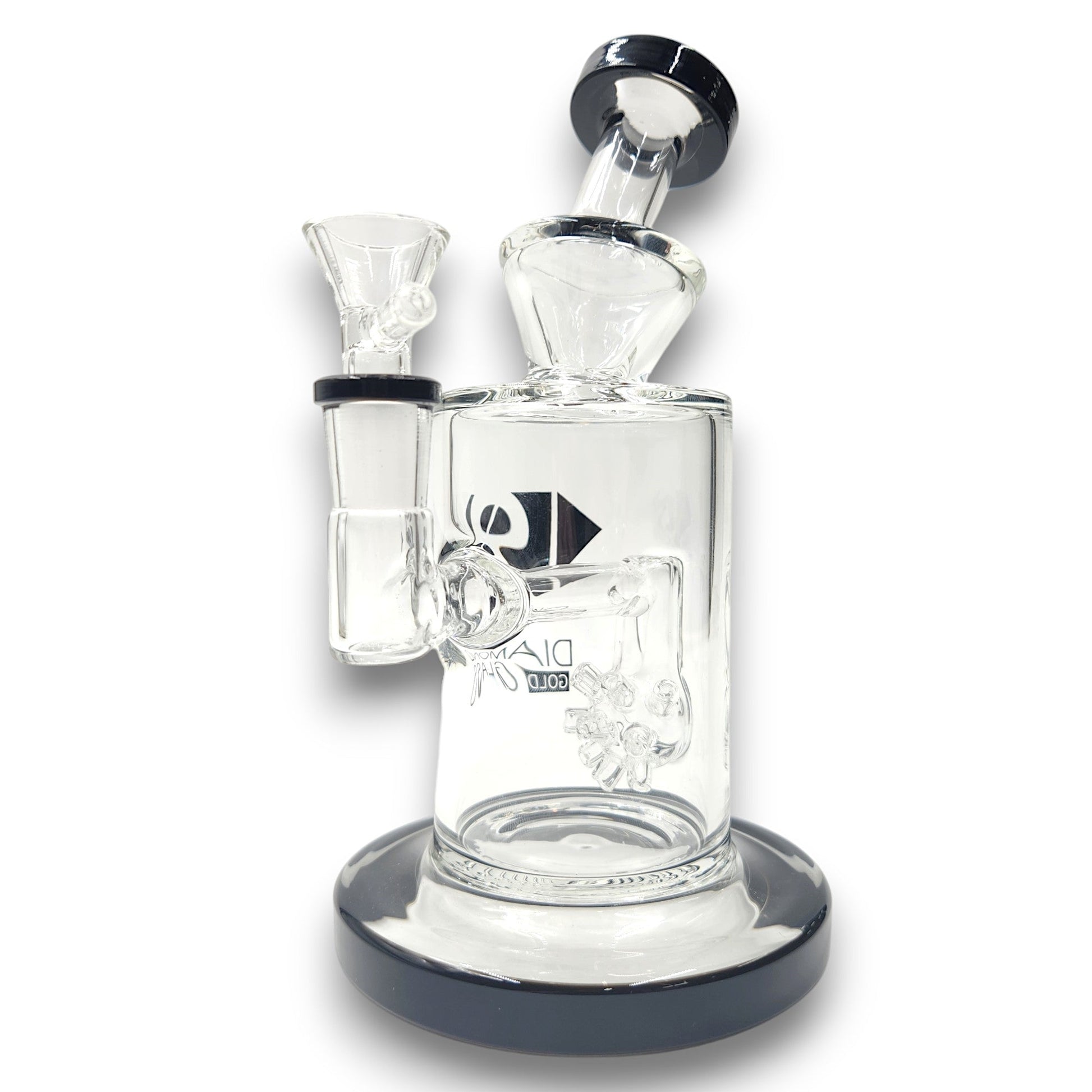8" Diamond Glass Sprinkler Percolator Bong