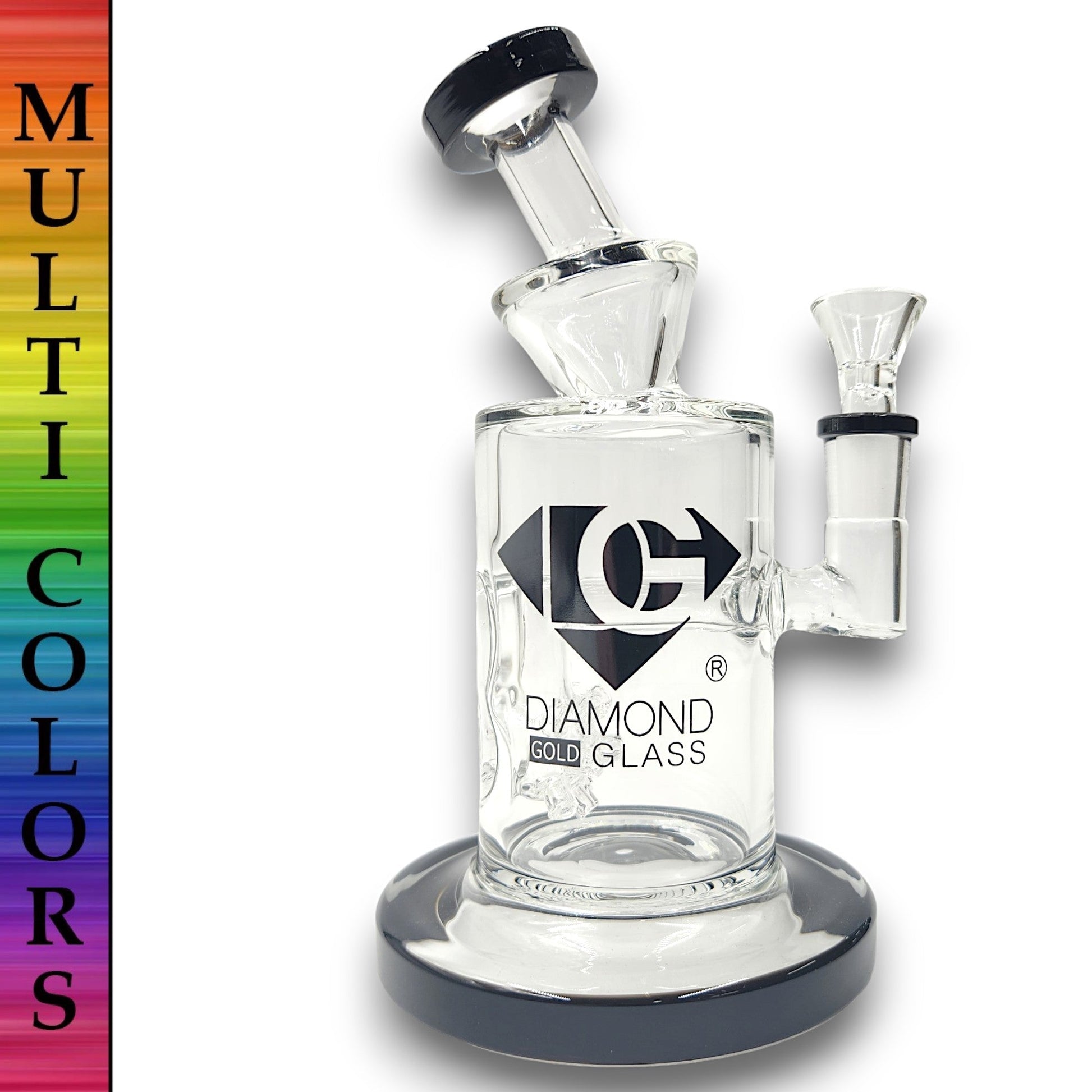 8" Diamond Glass Sprinkler Percolator Bong