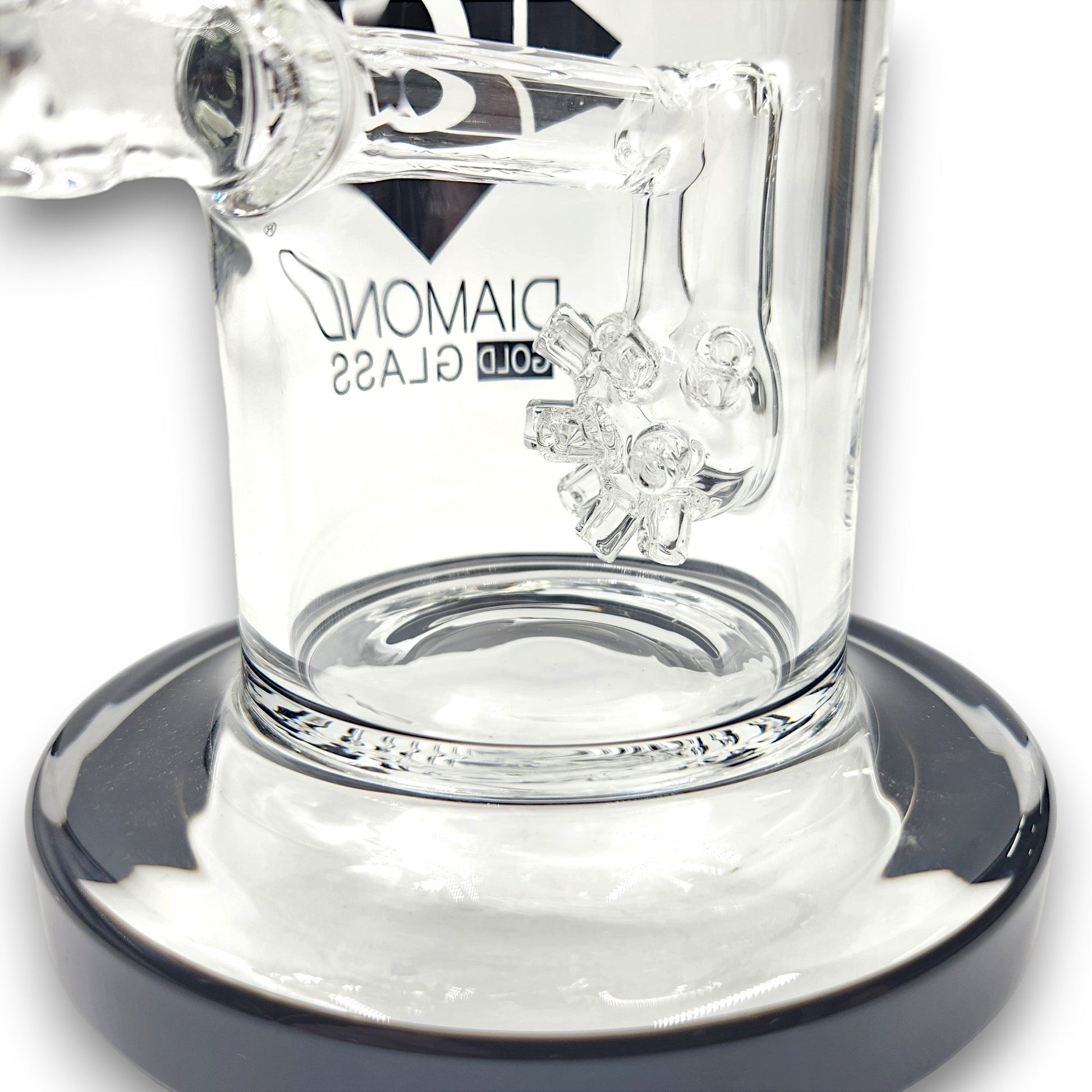 8" Diamond Glass Sprinkler Percolator Bong