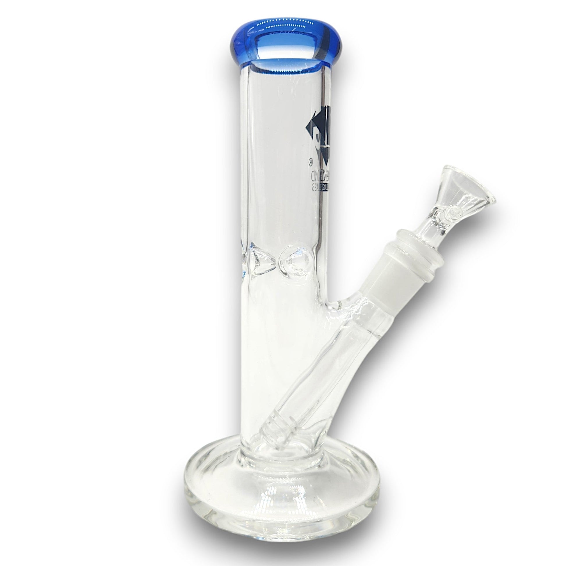 8" Diamond Straight Tube Bong