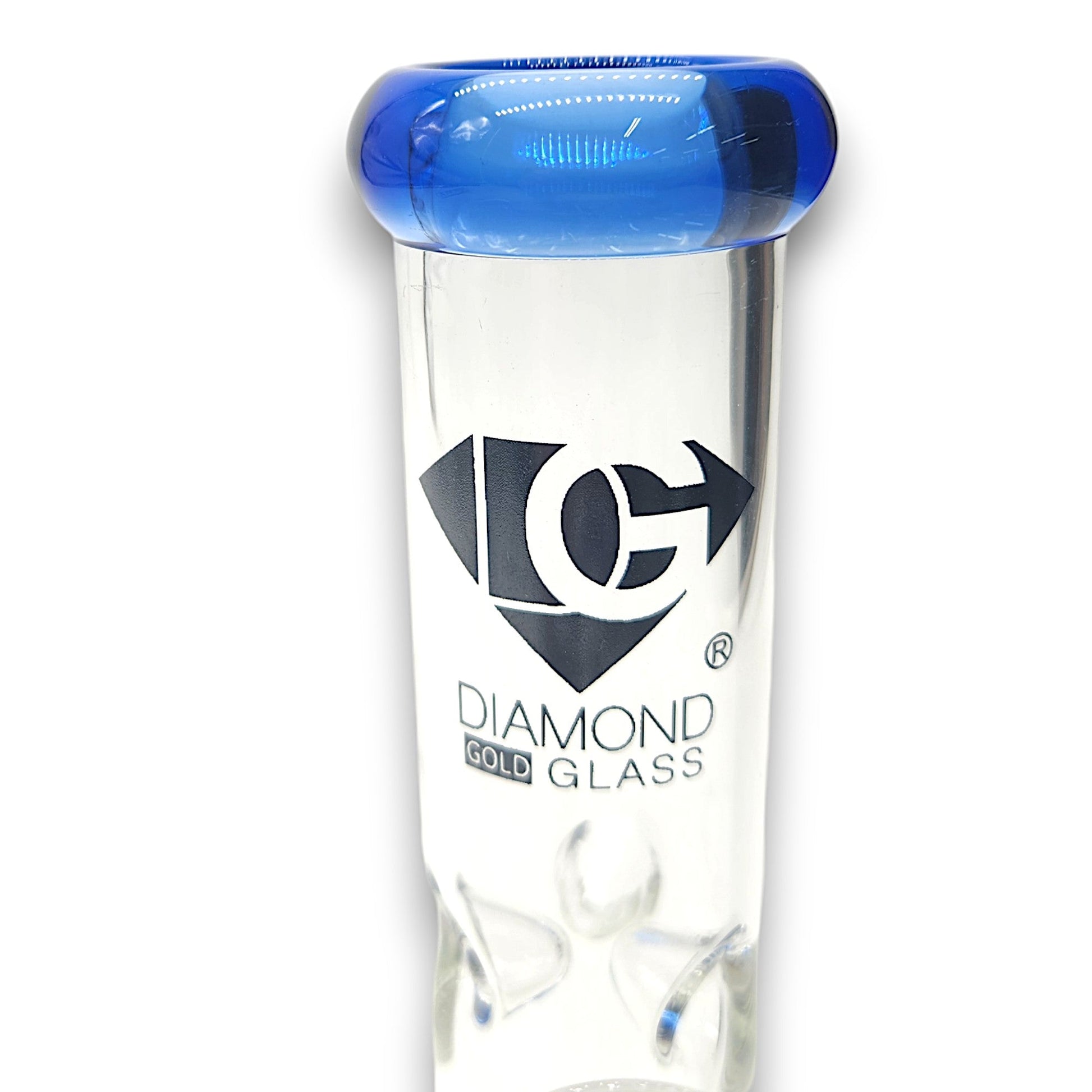 8" Diamond Straight Tube Bong