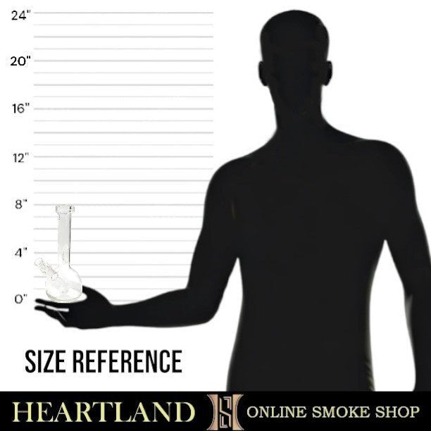 8" GRAV Small Round Base Beaker Bong