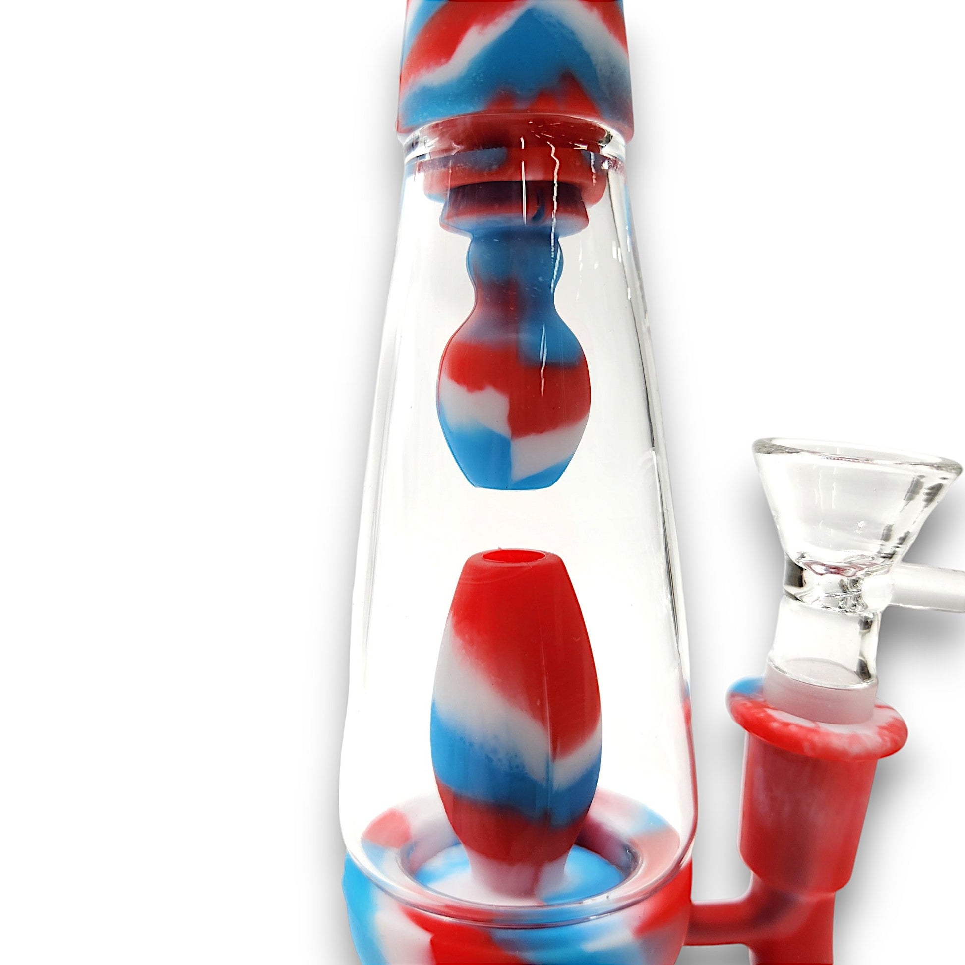 8" Lava Lamp Silicone Bong