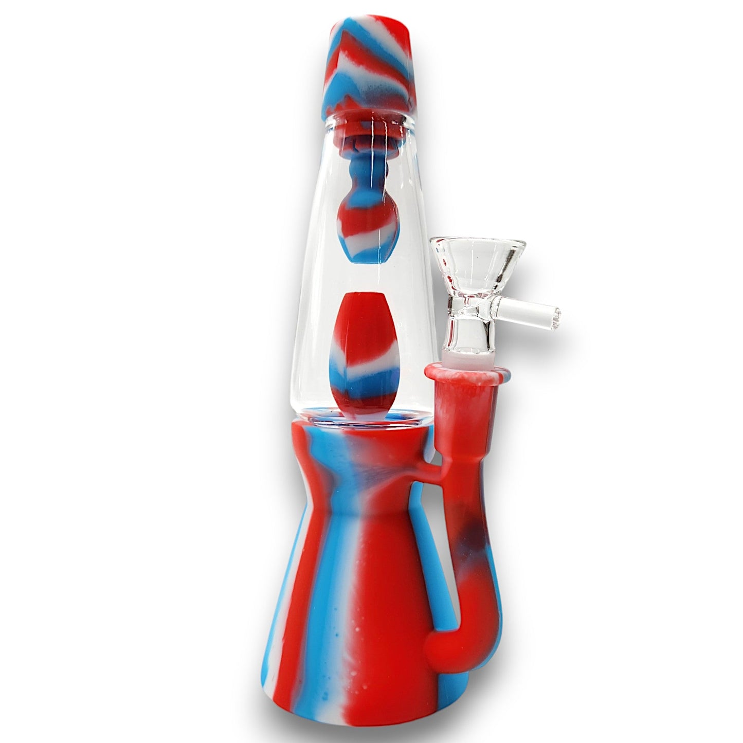 8" Lava Lamp Silicone Bong