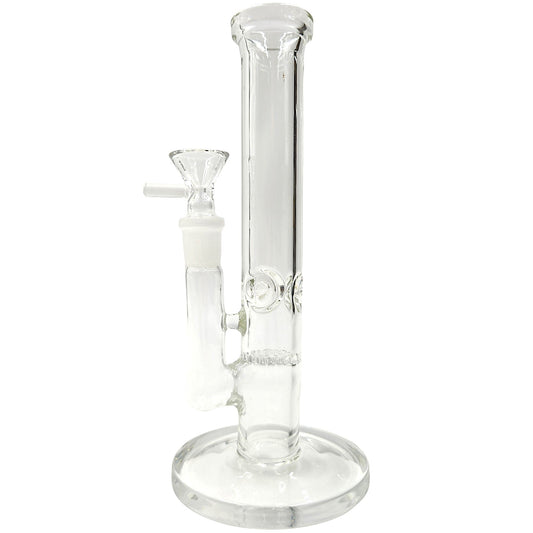8" Mini Straight Tube Honeycomb Perc Bong