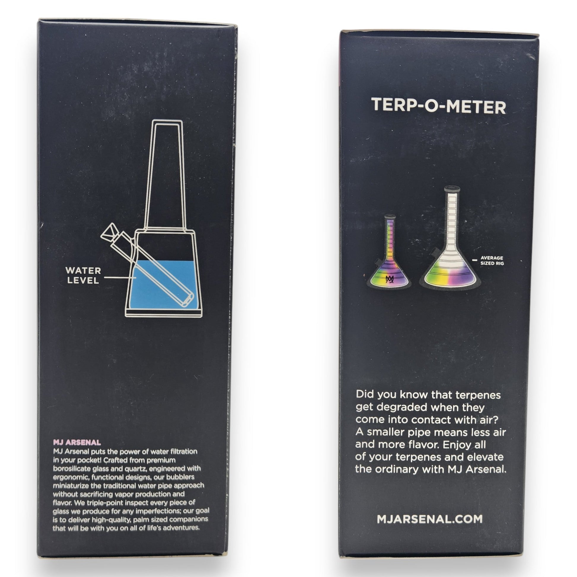 8" MJ Arsenal Summit Straight Tube Beaker Bong