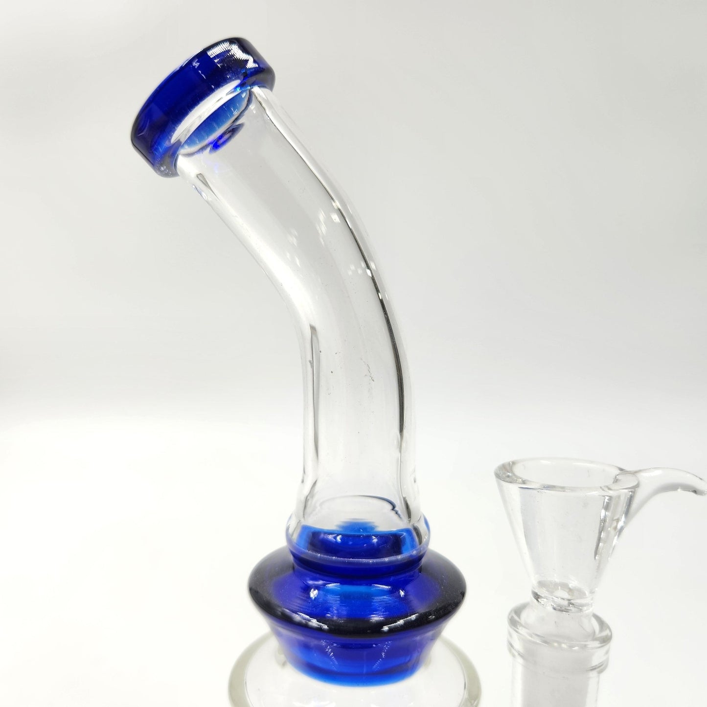 8" Opaque Base Circ Perc Bong