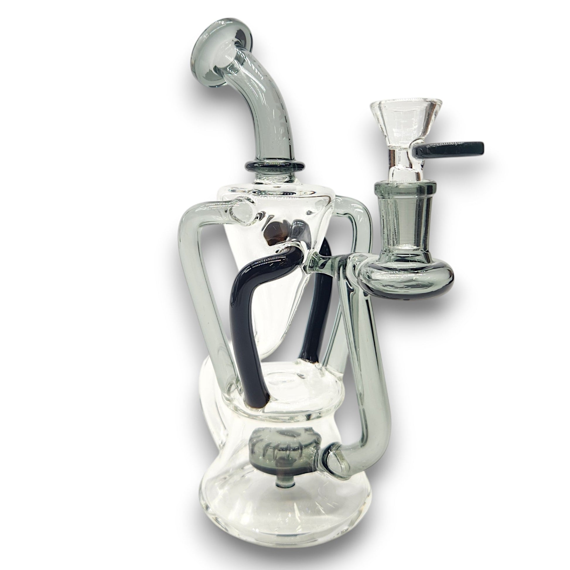 8" Pulsar 4 Tube Circ Perc Vortex Recycler Dab Rig Bong