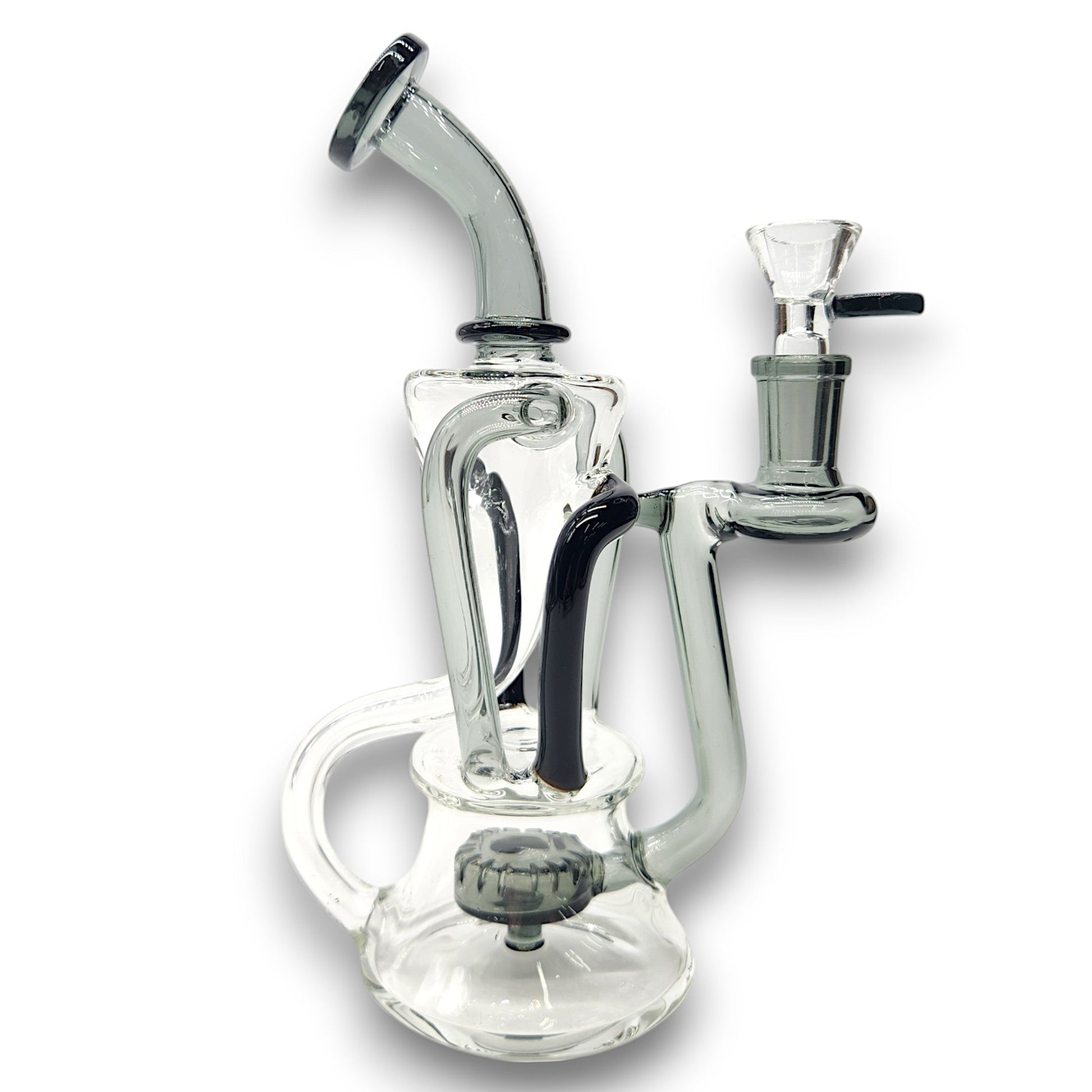 8" Pulsar 4 Tube Circ Perc Vortex Recycler Dab Rig Bong
