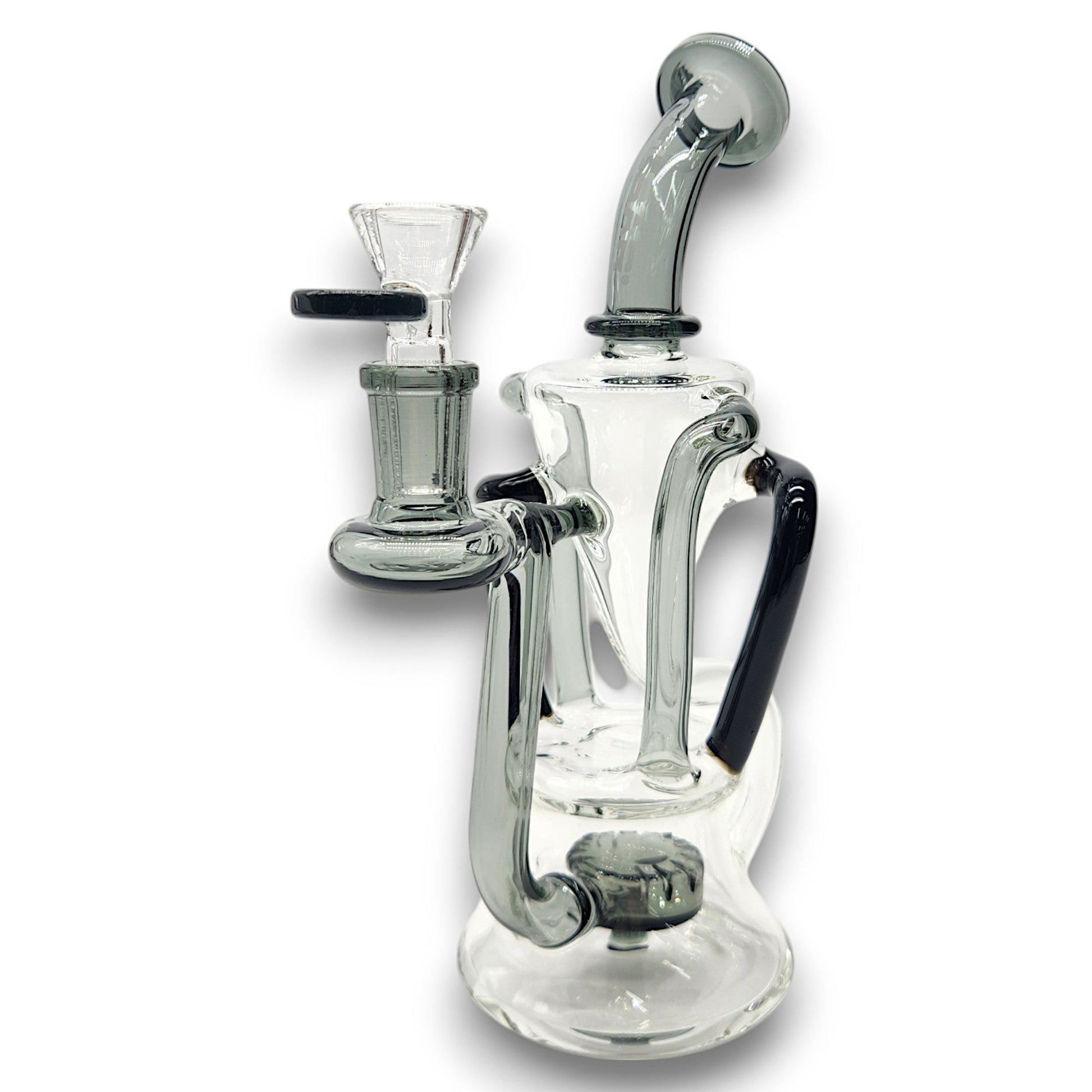 8" Pulsar 4 Tube Circ Perc Vortex Recycler Dab Rig Bong