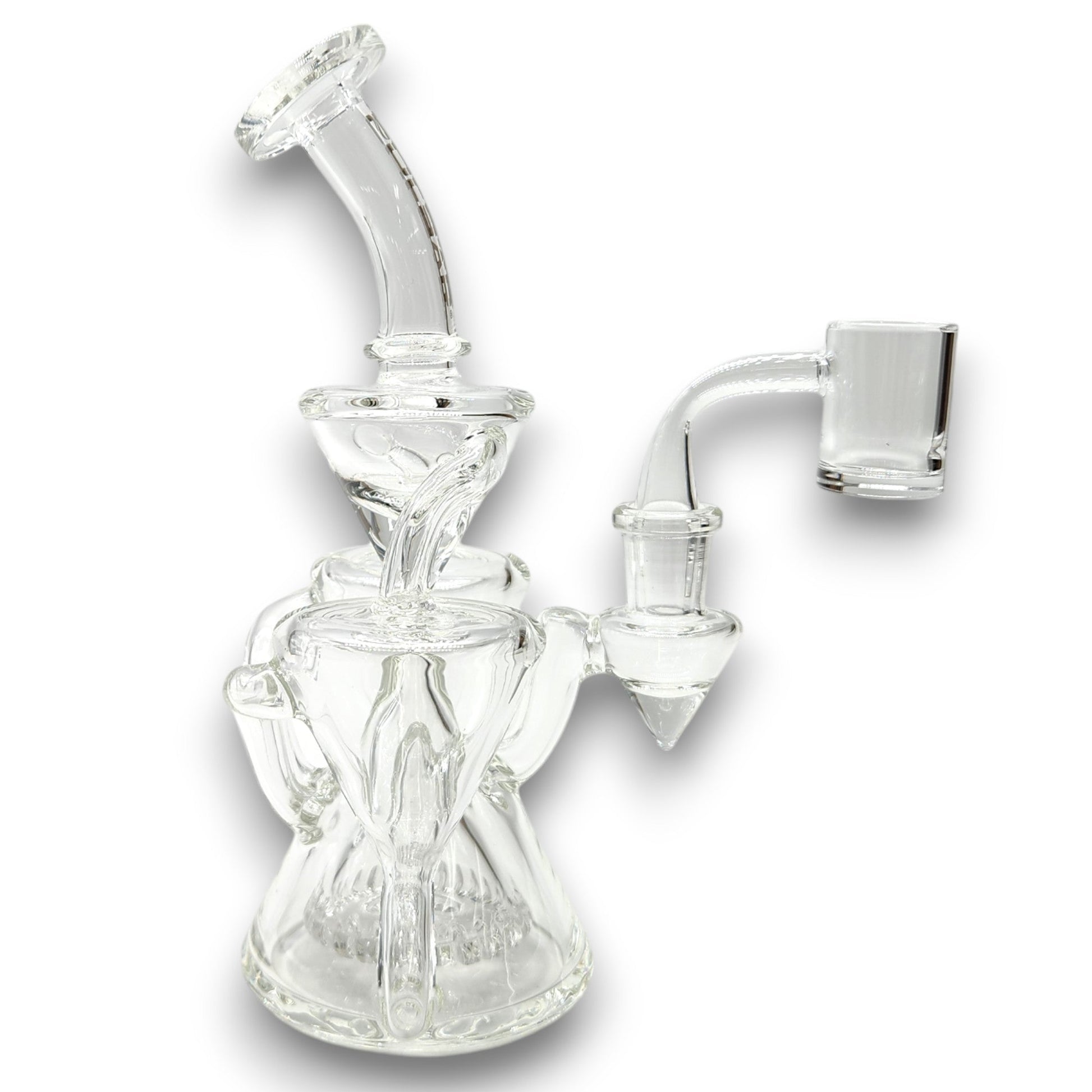 8" Pulsar Equilibrium Dual Recycler Dab Rig Bong