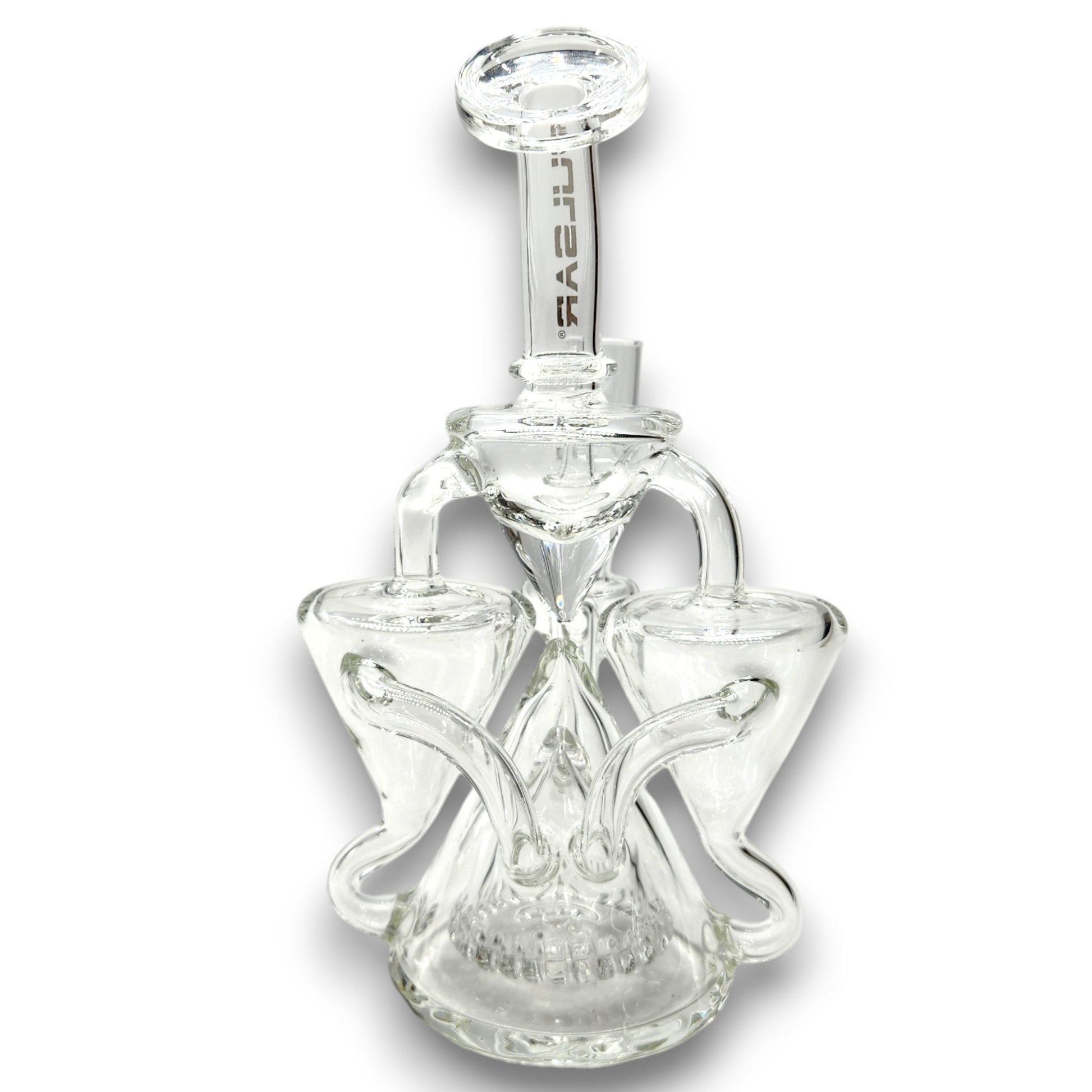 8" Pulsar Equilibrium Dual Recycler Dab Rig Bong