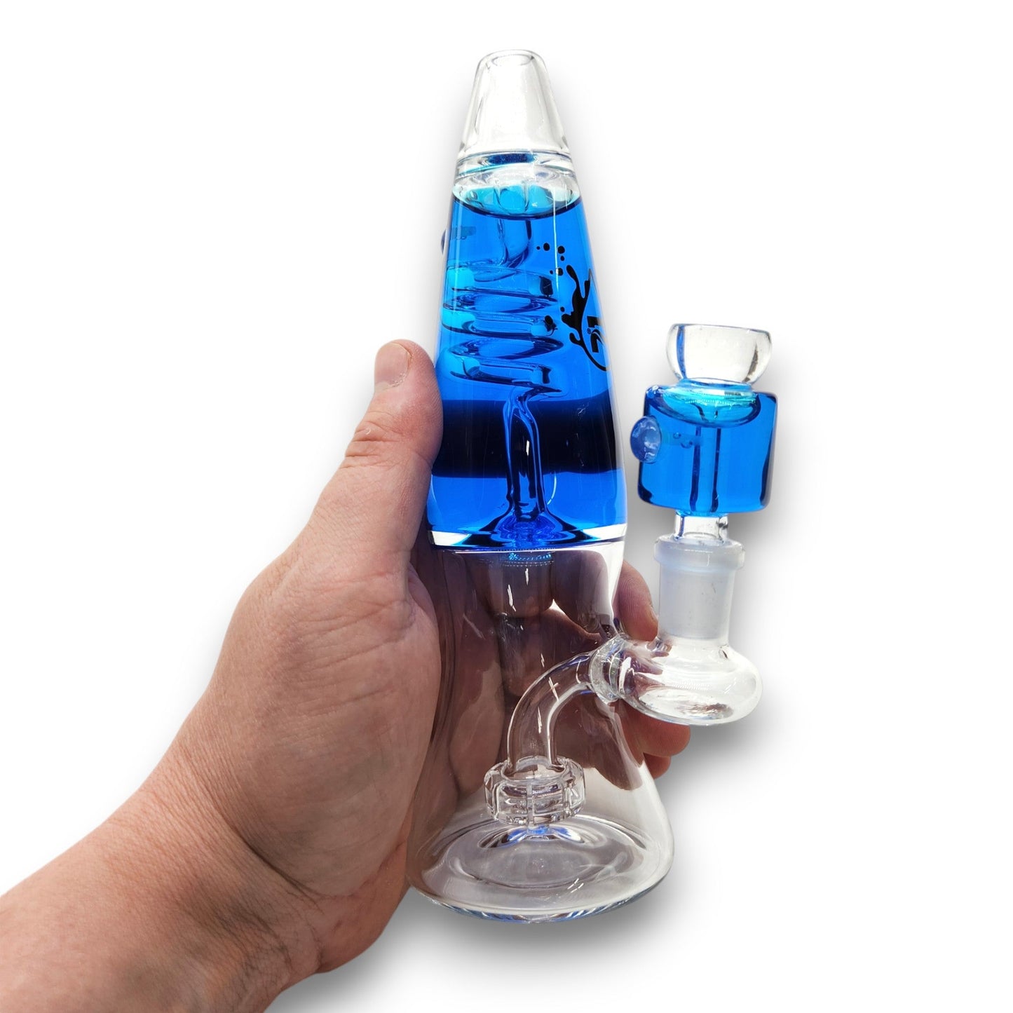 8" Pulsar Glycerin Lava Lamp Bong