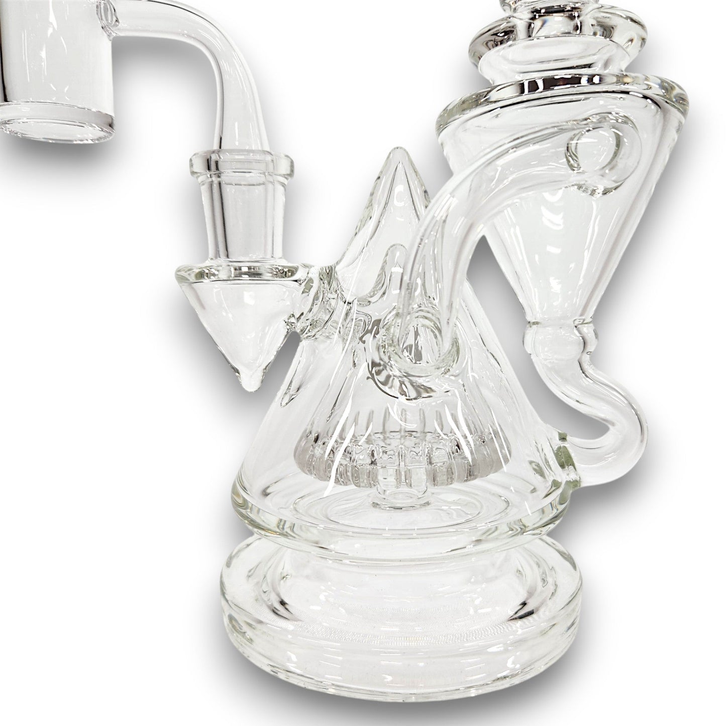 8" Pulsar Pyramid Baller Recycler Rig Bong