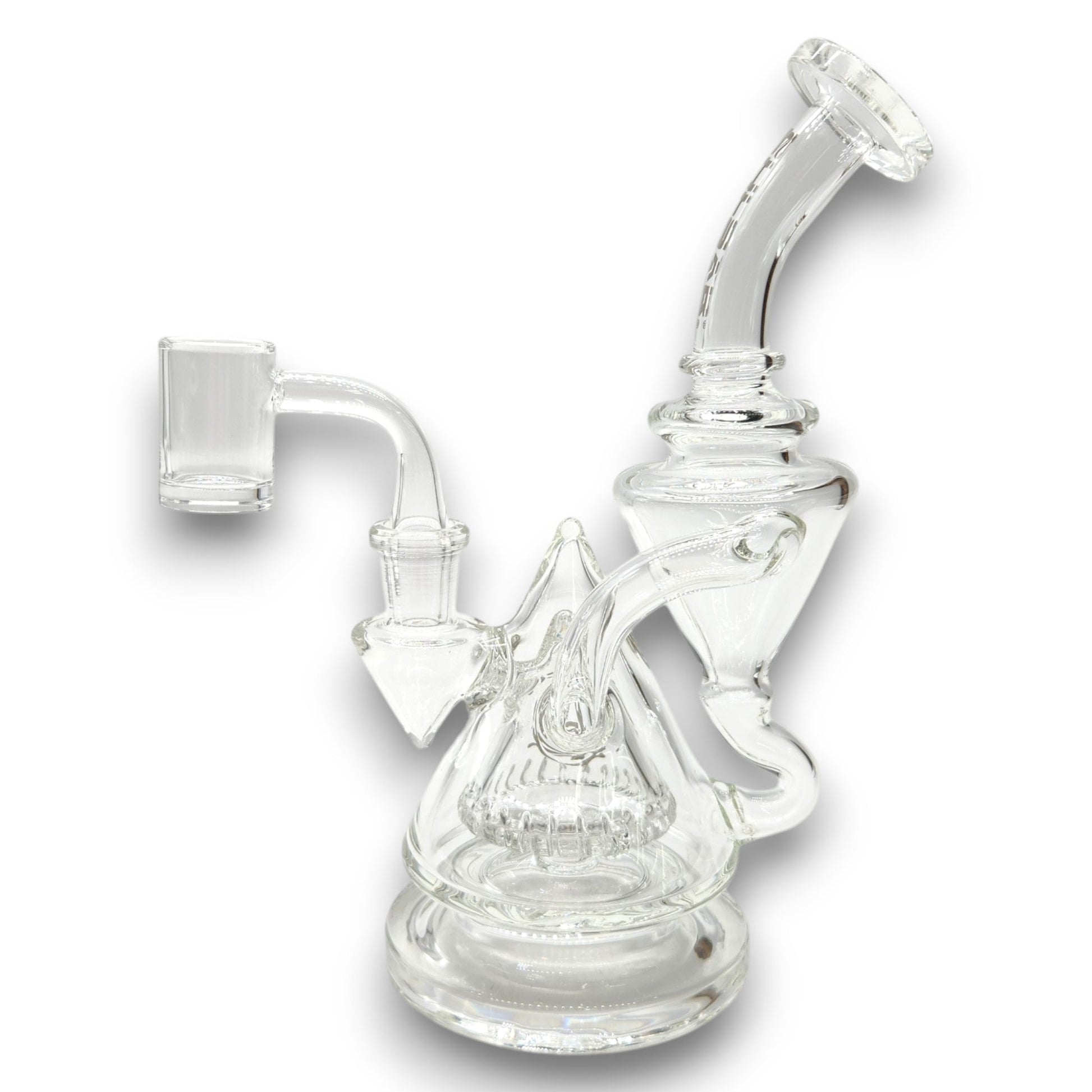 8" Pulsar Pyramid Baller Recycler Rig Bong