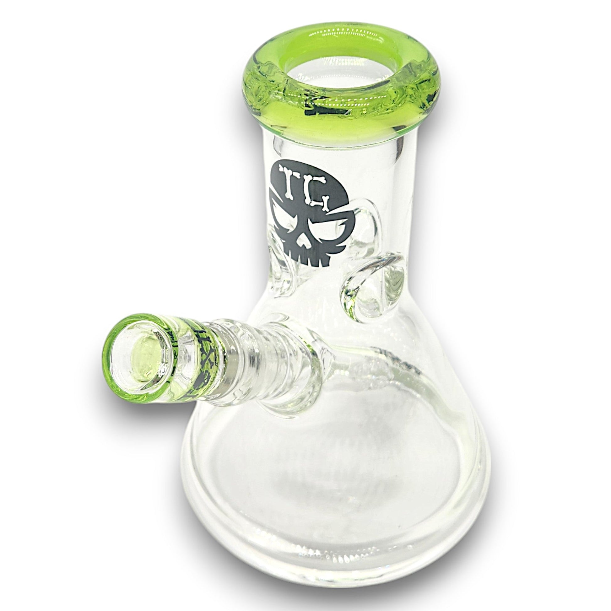8" Toxic Glass Heavy Duty Beaker Bong