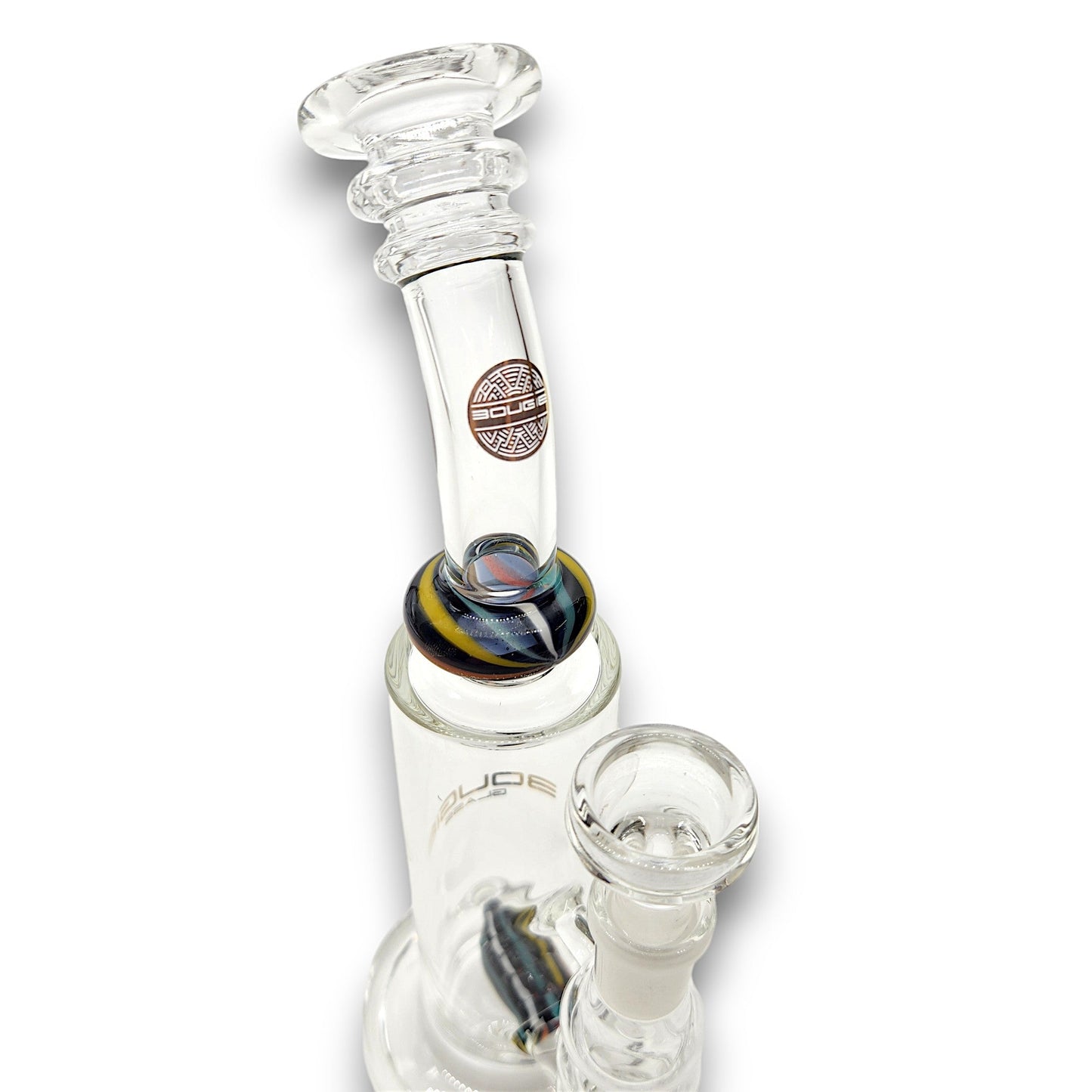 9" Bougie Inline Percolator Barrel Bong