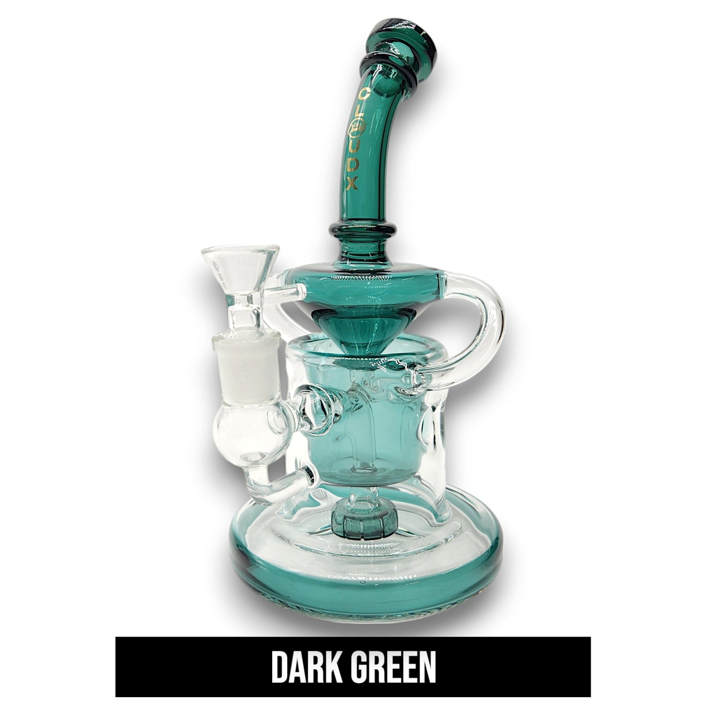 9" Cali CloudX Circ Percolator Recycler Bong