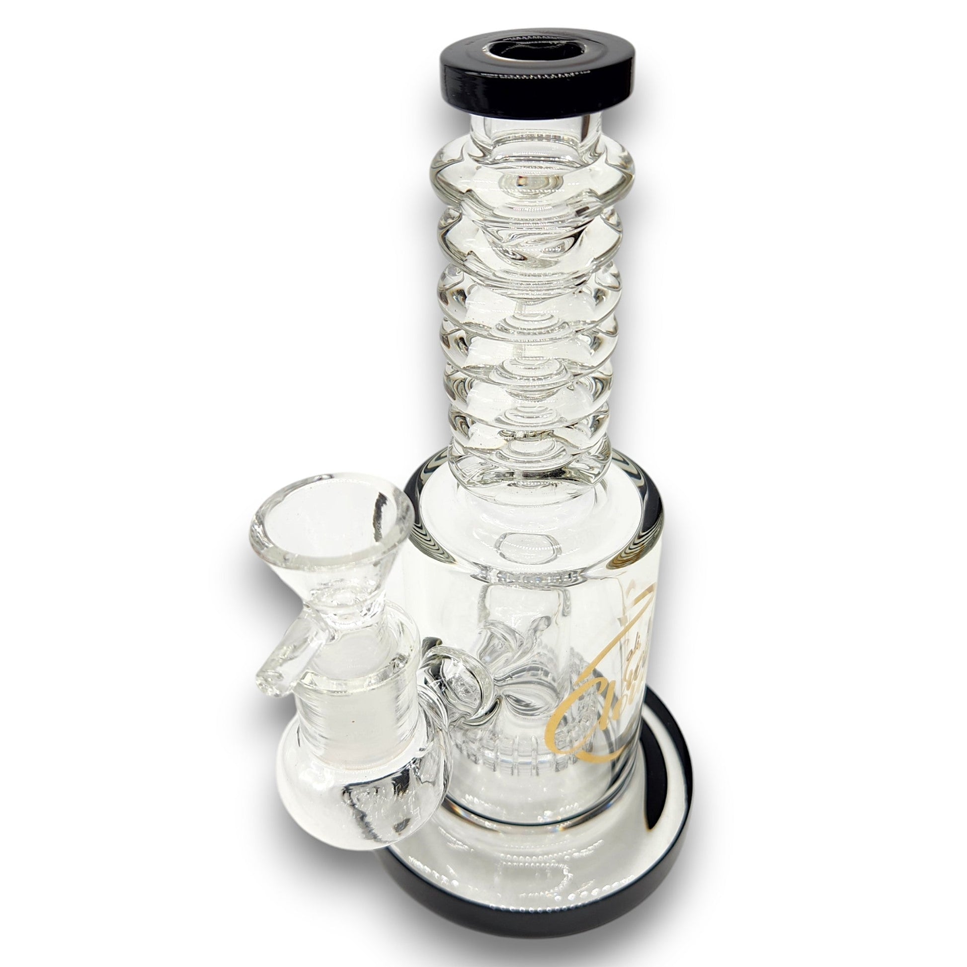 9" Cali CloudX Matrix UFO Perc Straight Tube Barrel Bong