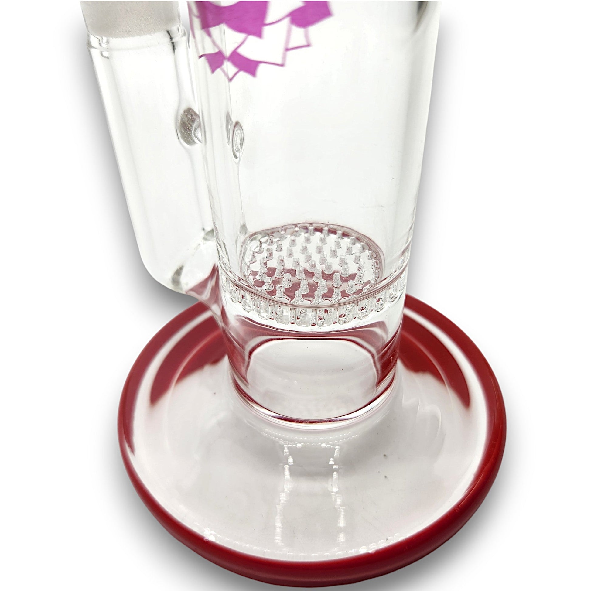 9" Chakra Glass Single Honeycomb Perc Barrel Bong