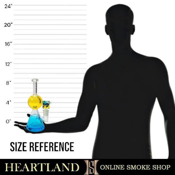 9" Cheech Freezable Glycerin Dome Bong