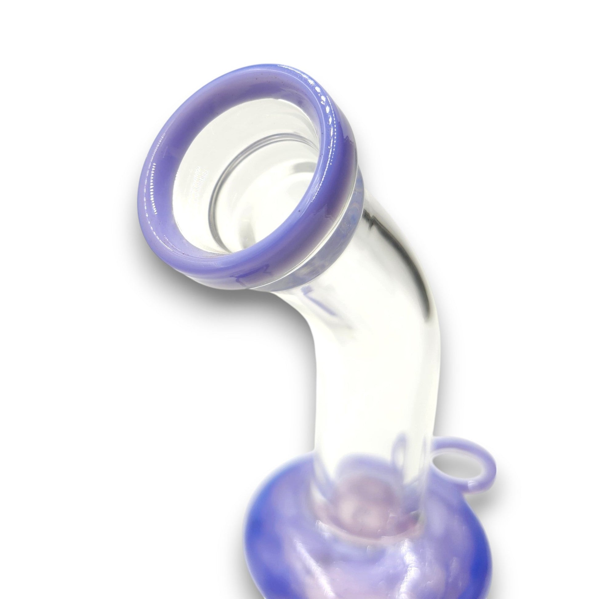 9" Circ Perc Colored Angle Mouth Dab Rig Bong