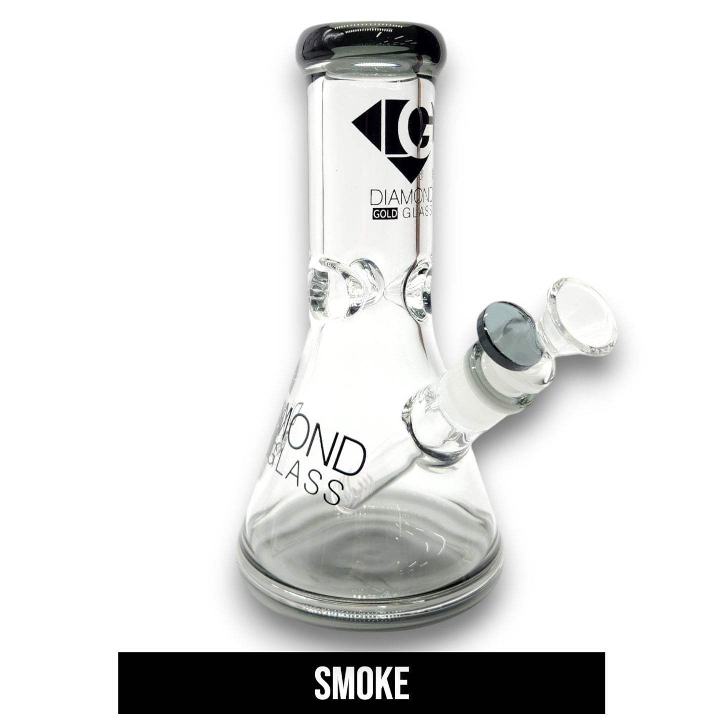 9" Diamond Glass Heavy Duty Beaker Bong