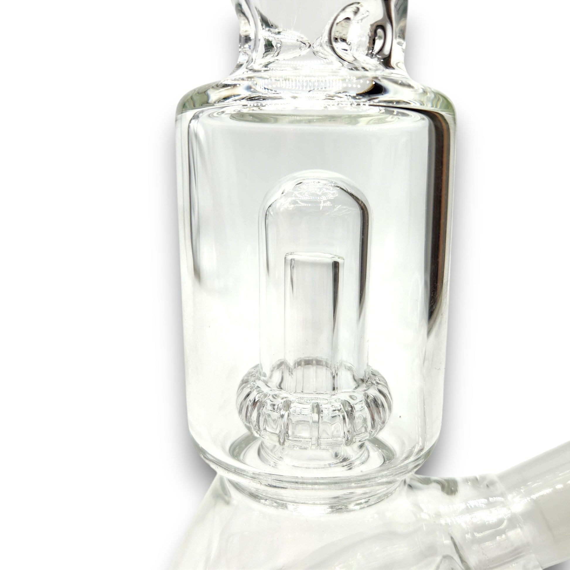 9" Diamond Gold Glass UFO Percolator Small Beaker