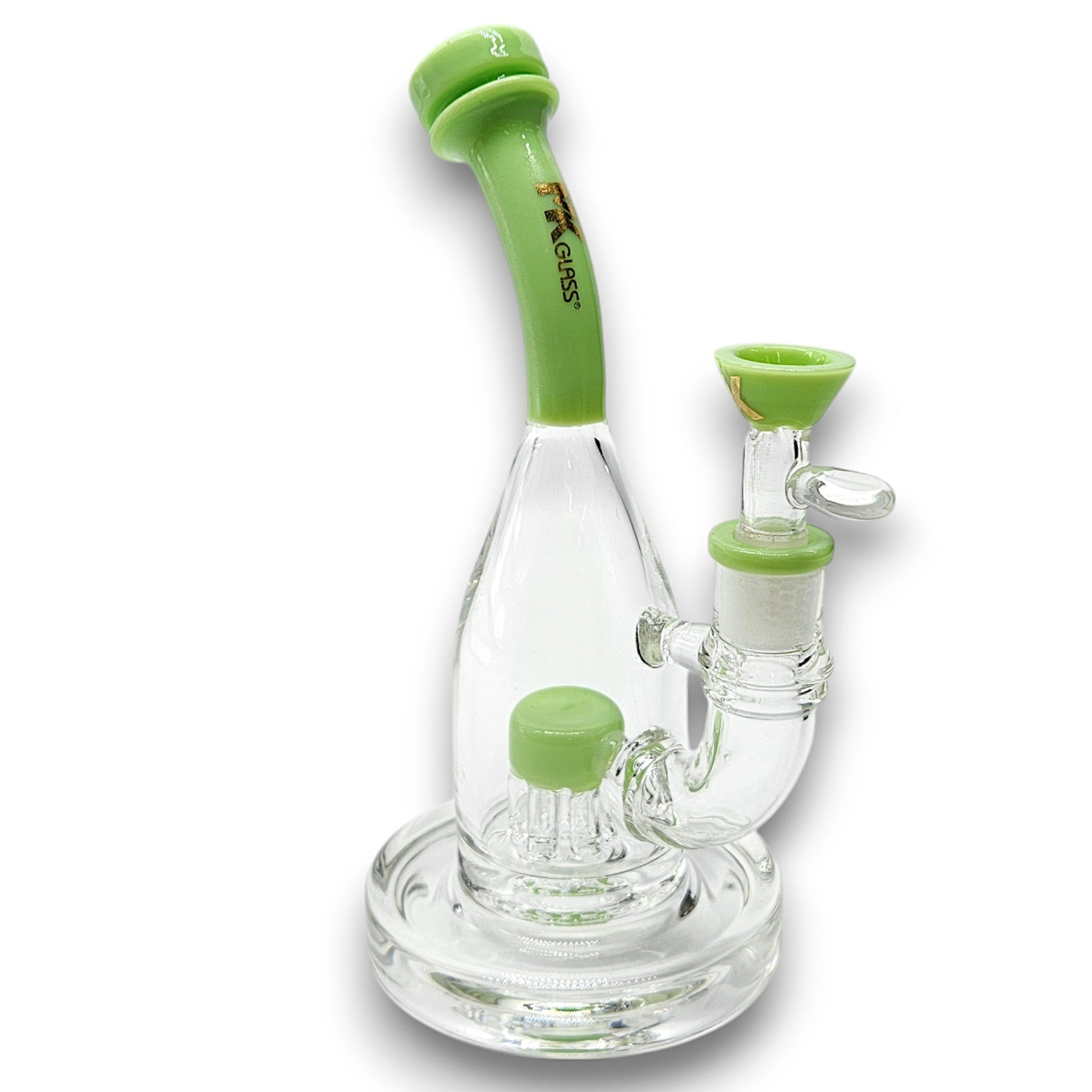 9" MK100 Barrel Tree Percolator Bong