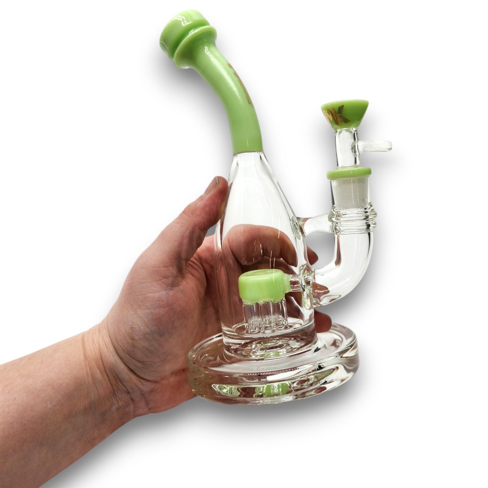 9" MK100 Barrel Tree Percolator Bong