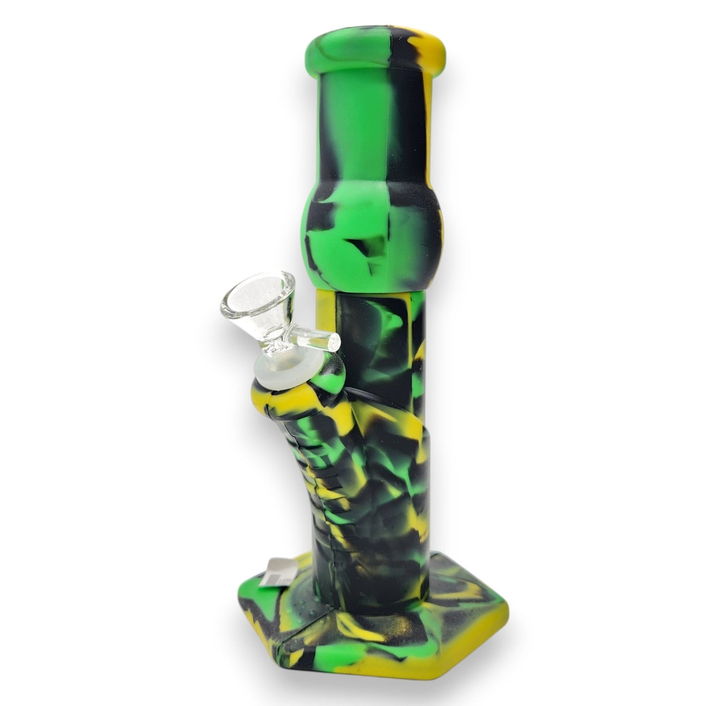 9" Silicone Straight Tube Bong