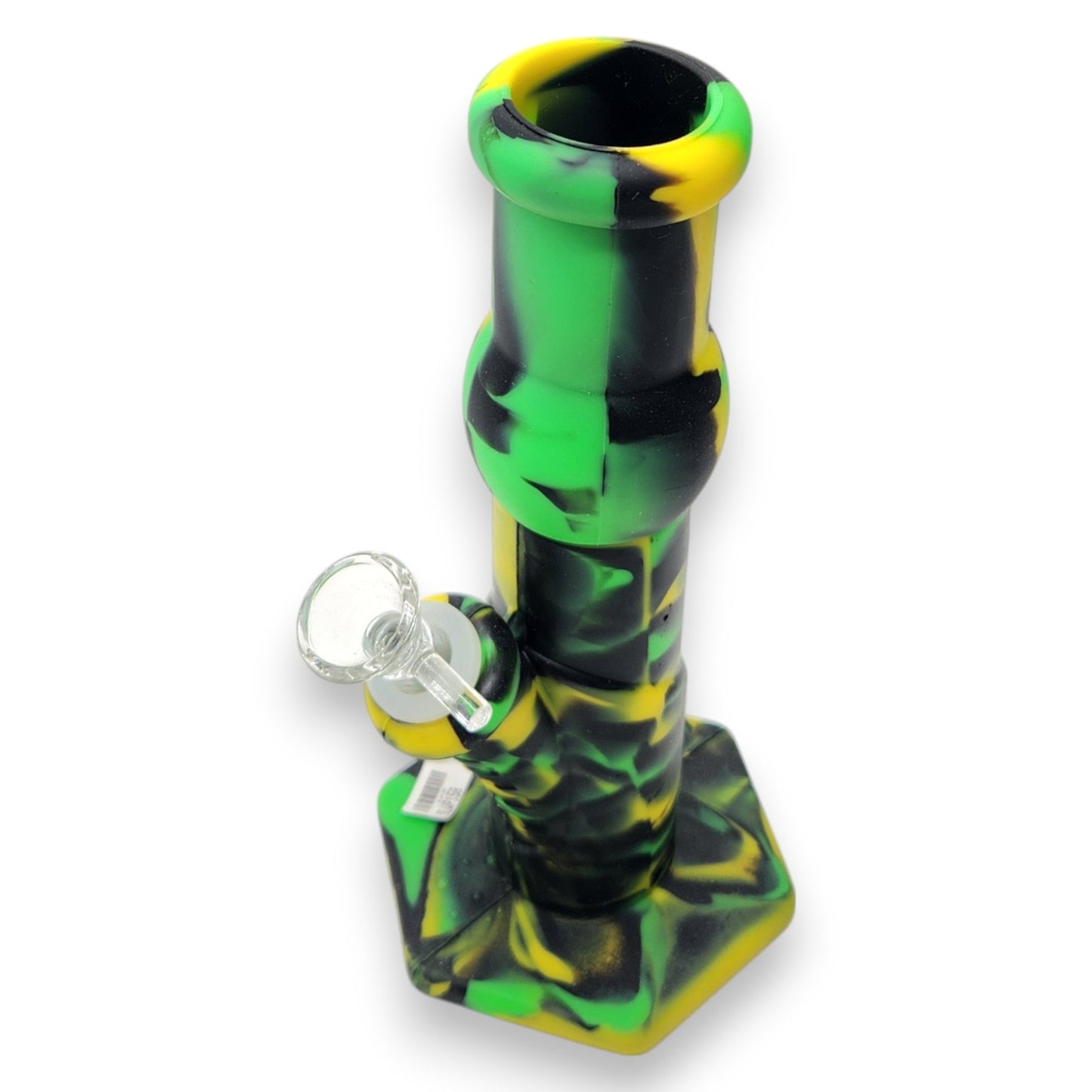 9" Silicone Straight Tube Bong