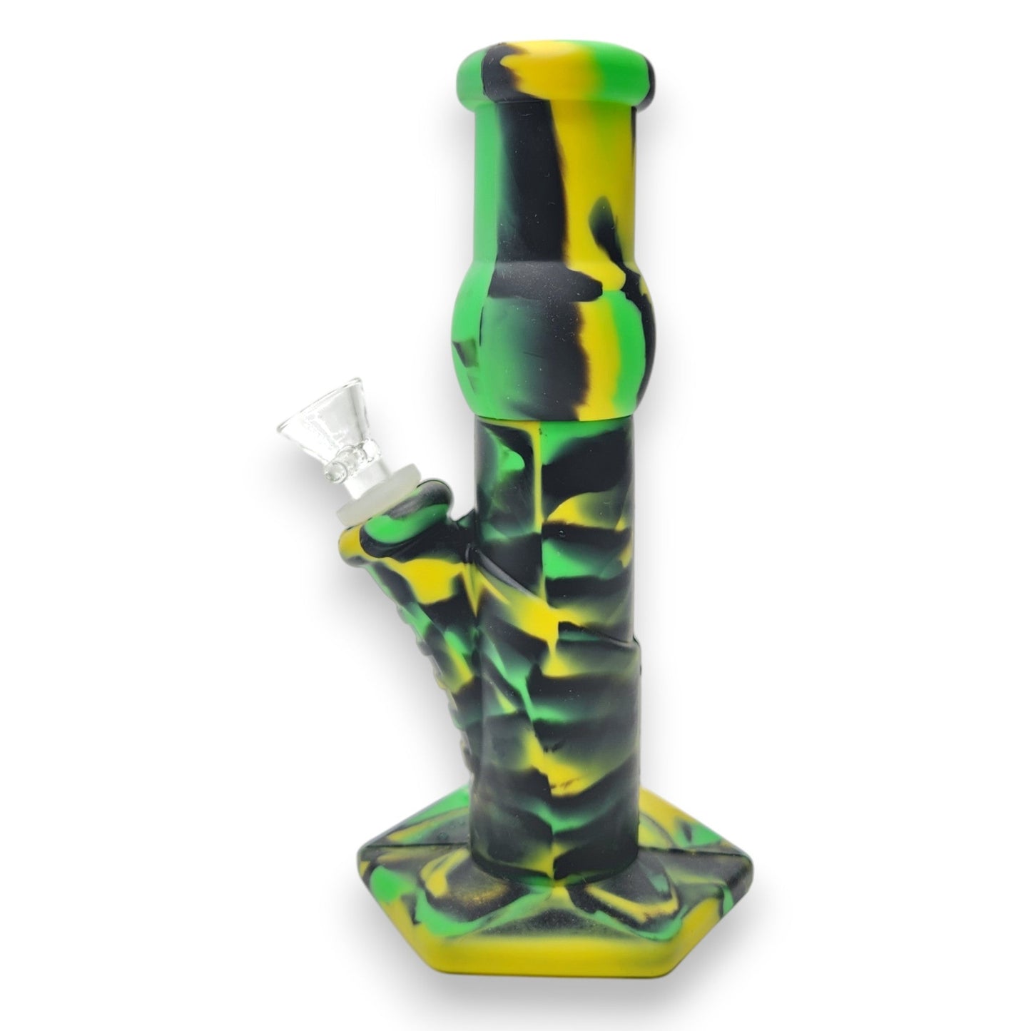 9" Silicone Straight Tube Bong