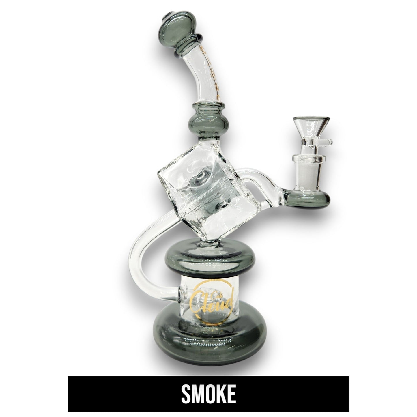 9.5" Cali CloudX Dice Circ Perc Bong